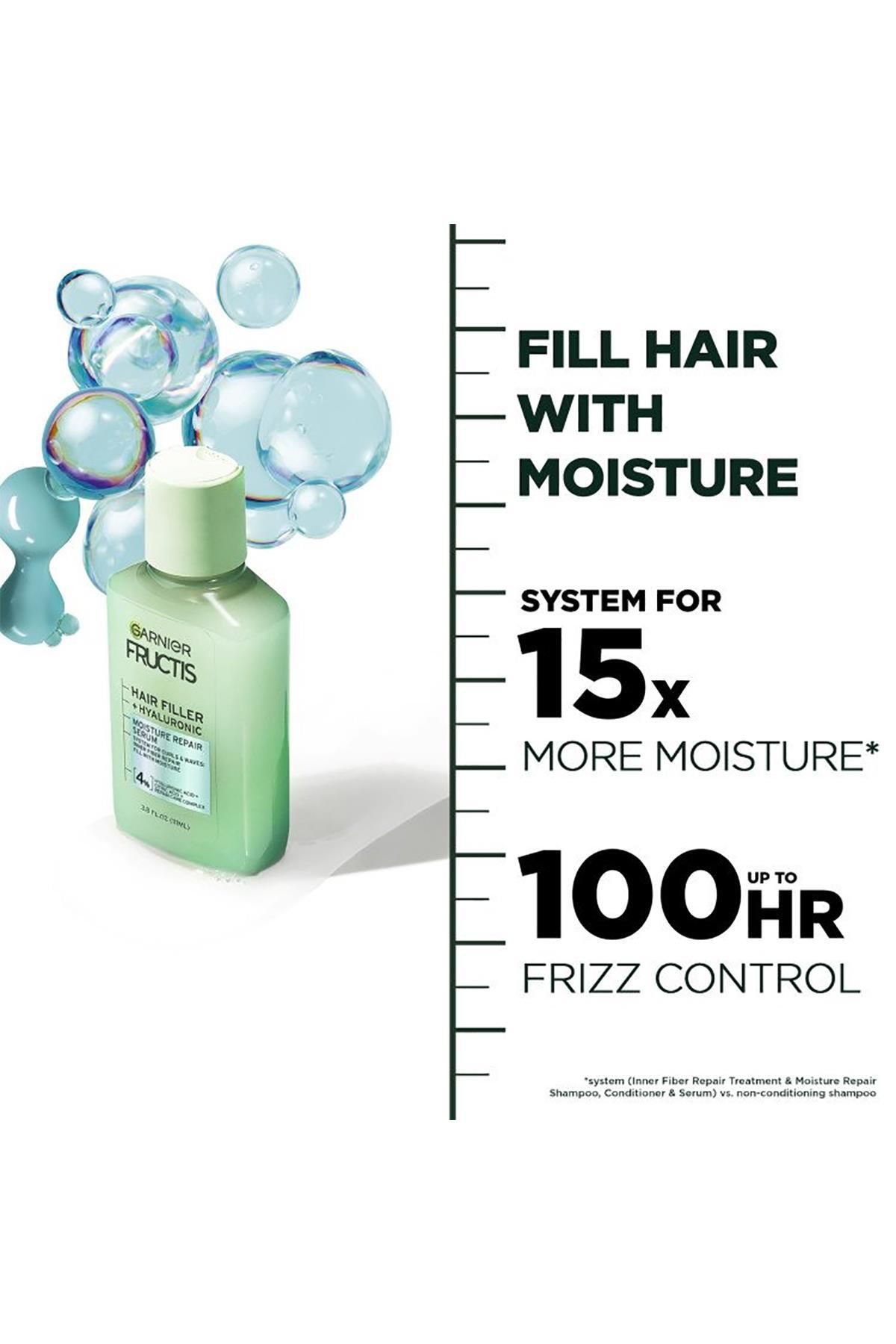 Garnier-Fructis Hair Filler - 111ml Hyaluronic Moisture Repair Hair Serum 5
