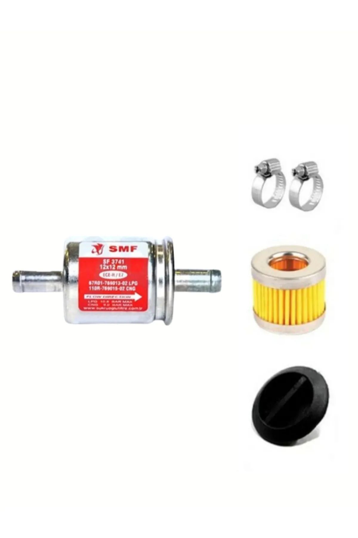 SMF Atiker-akl-tartarini-cangas-vikars-mimgas-zavoli Uyumlu LPG Gaz Filtresi 12X12 mm BAKIM SETİ