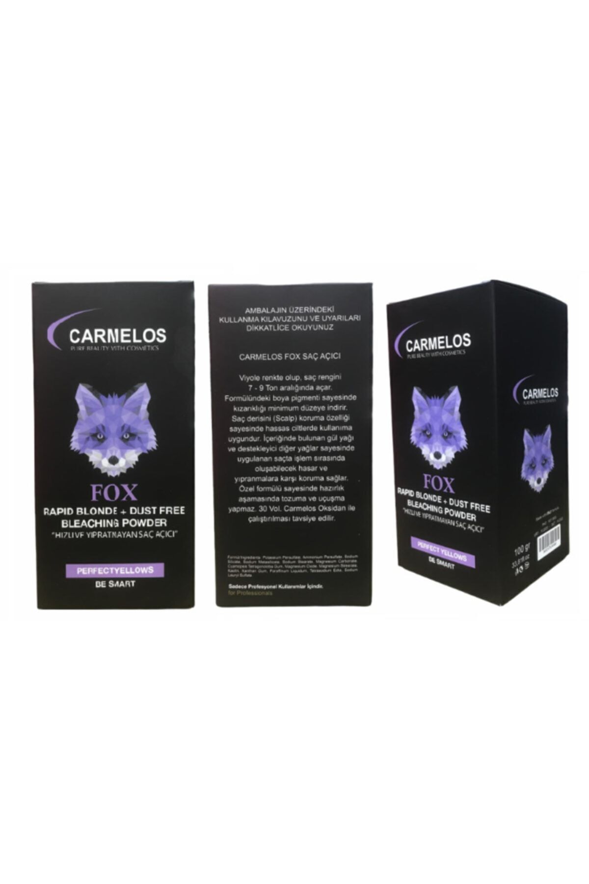 Carmelos Fox ( Viole-mor ) Açıcı 100gr + Oksidan 150ml