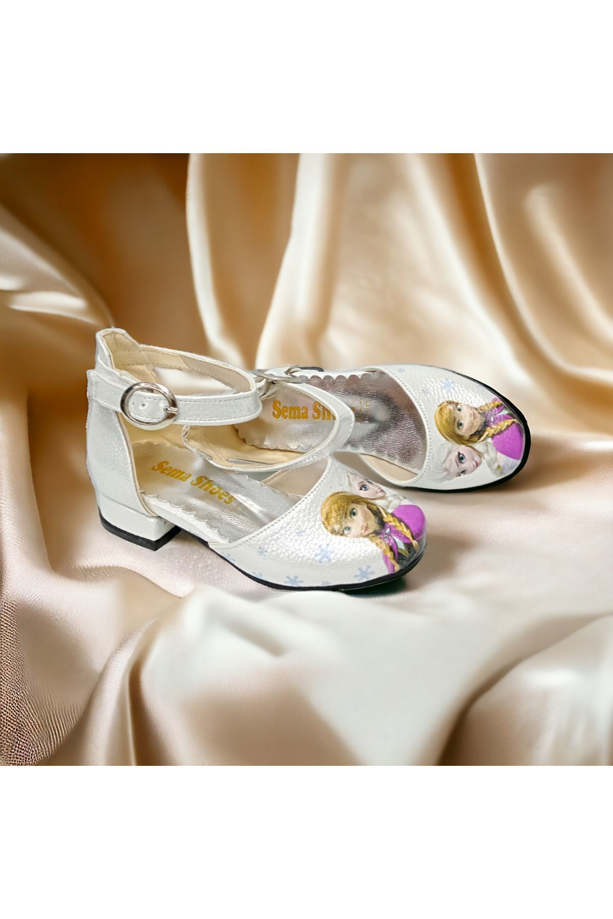PATİK BEBE-Girl's Little Heeled Shoes No. 21-25 2