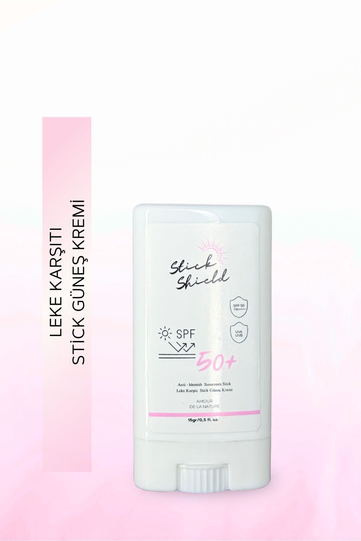 کرم ضد آفتاب صورت STICK SHIELD استیک 15 گرم AMOUR DE LA NATURE