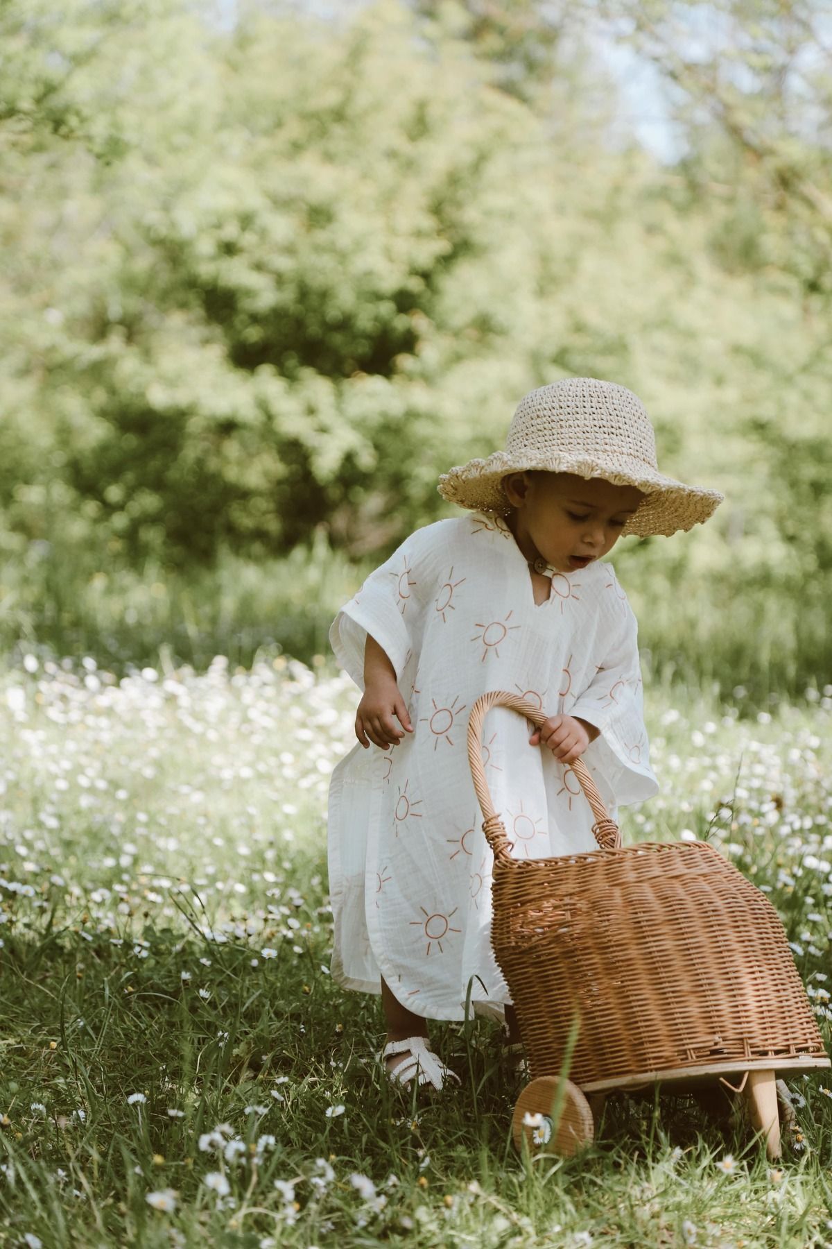 MELLS BABY Organik %100 Pamuk Müslin Kapşonlu Plaj Çocuk Bebek Panço Bornoz Banyo Havlu fotoğrafı 4 (önizleme)