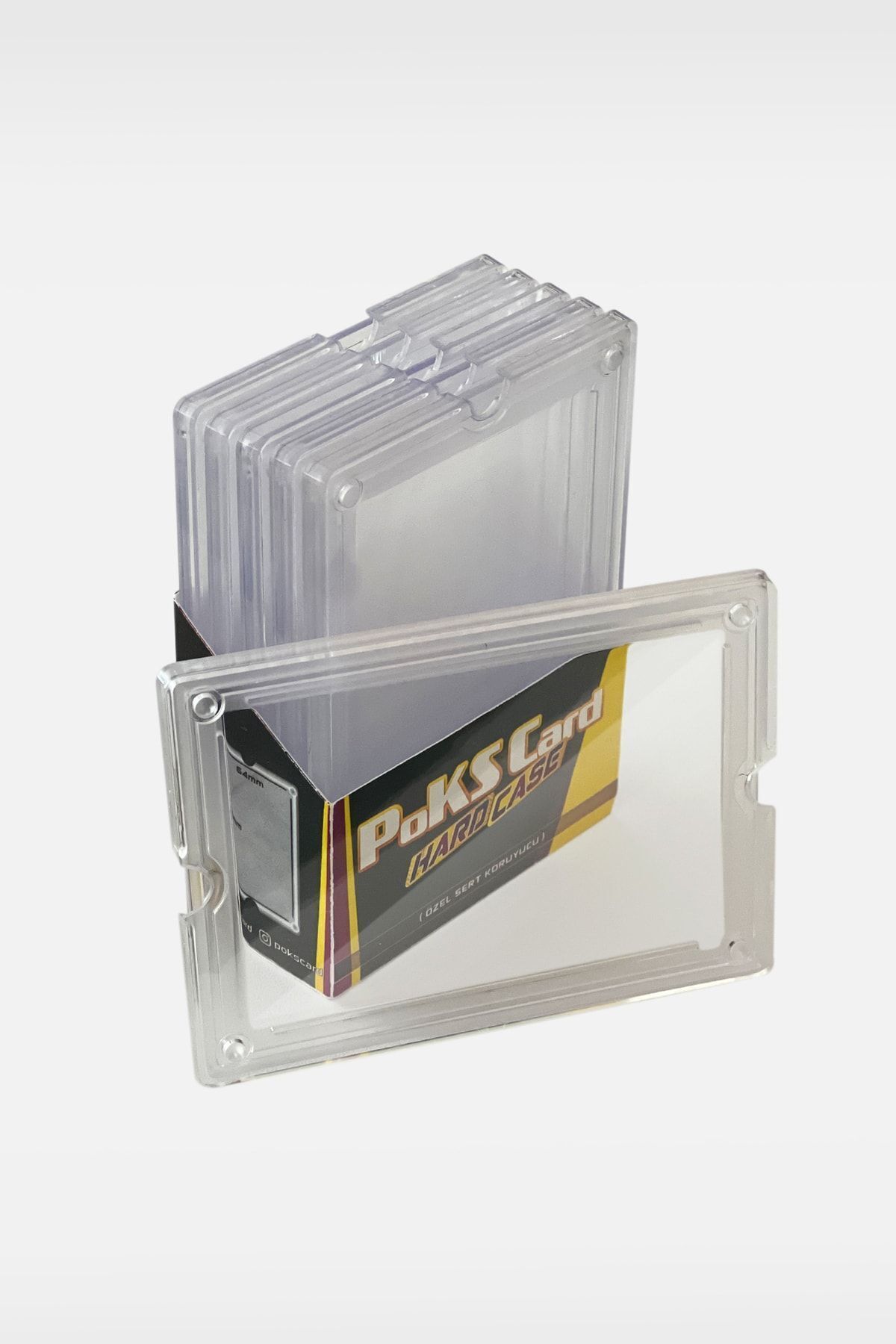 Hard Case Sert Koruyucu Oyun Kartı ( 5 Adet ) Pokemon Kartı - Futbolcu Kartı - Magic Vb.