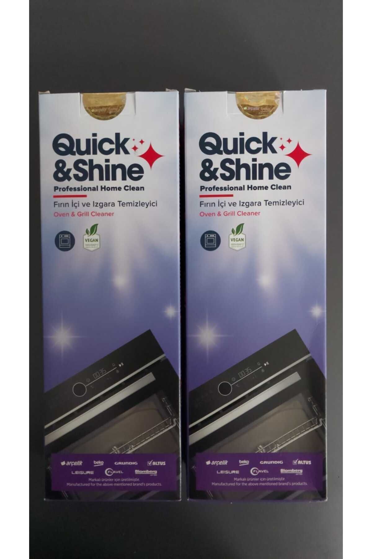 Quick&Shine Fırın İçi Ve Izgara Temizleyici 2'Li Set