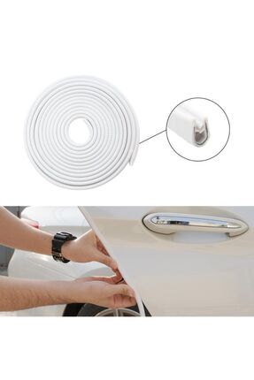 Genel Markalar Kapı Koruma Fitili Beyaz Kapı Koruyucu Çarpma Çizilme Önleyici...