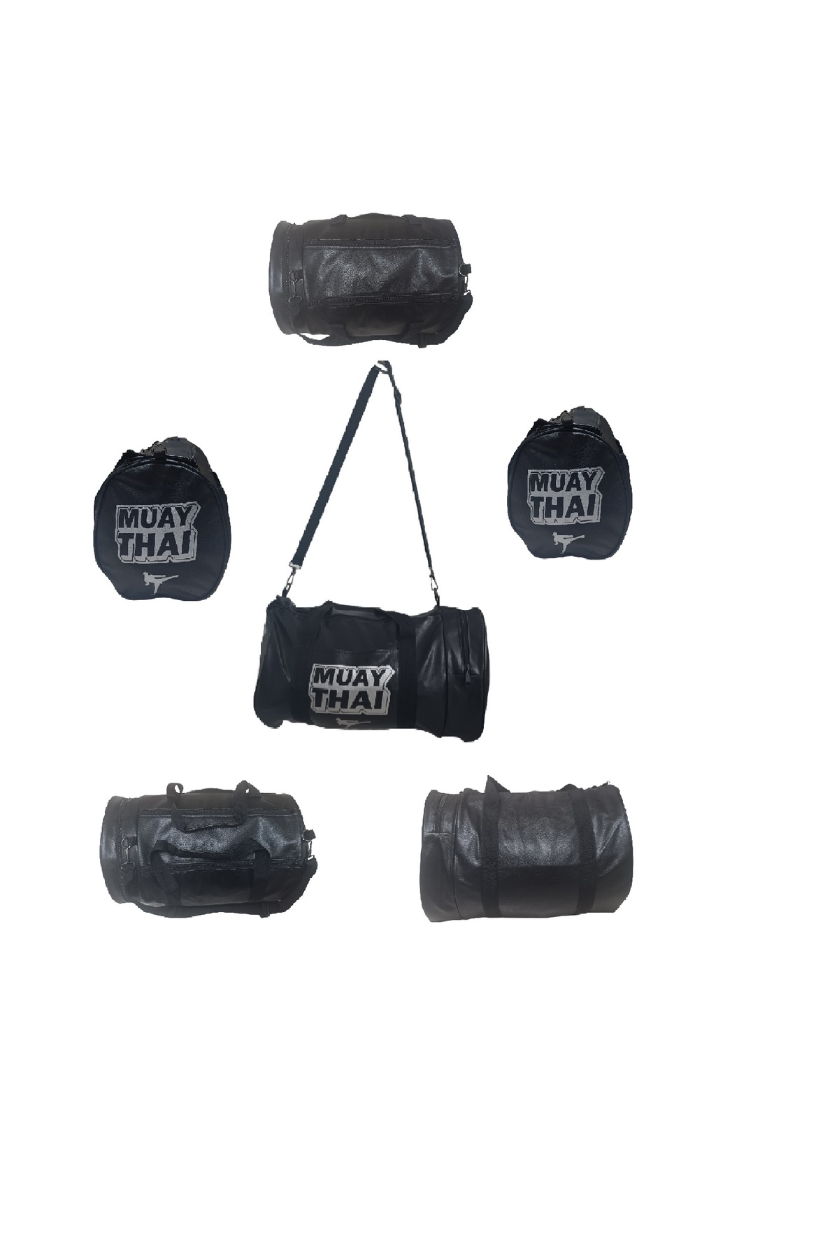 A³Store Orijinal Unisex  Muay Thai Çantası Önü Fermuarlı Uzun Askılı Seyahat Gym Fitness Spor Çantası