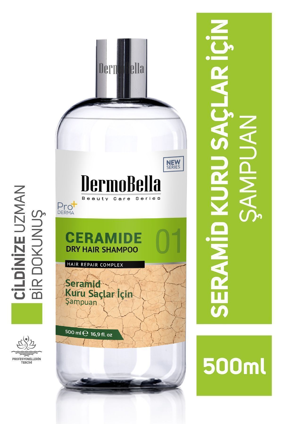 شامپو موی خشک سرامید 500 میلی لیتر DERMOBELLA