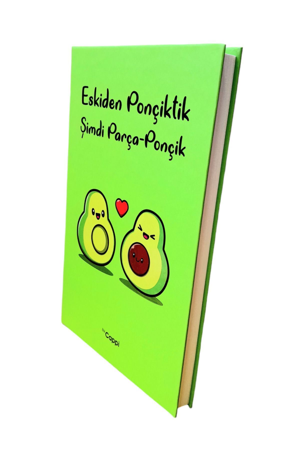 ÇİLEKHOMEAVM-AVAkADO Green Hard Covered Memory Book - Daily Memory Notebook 2