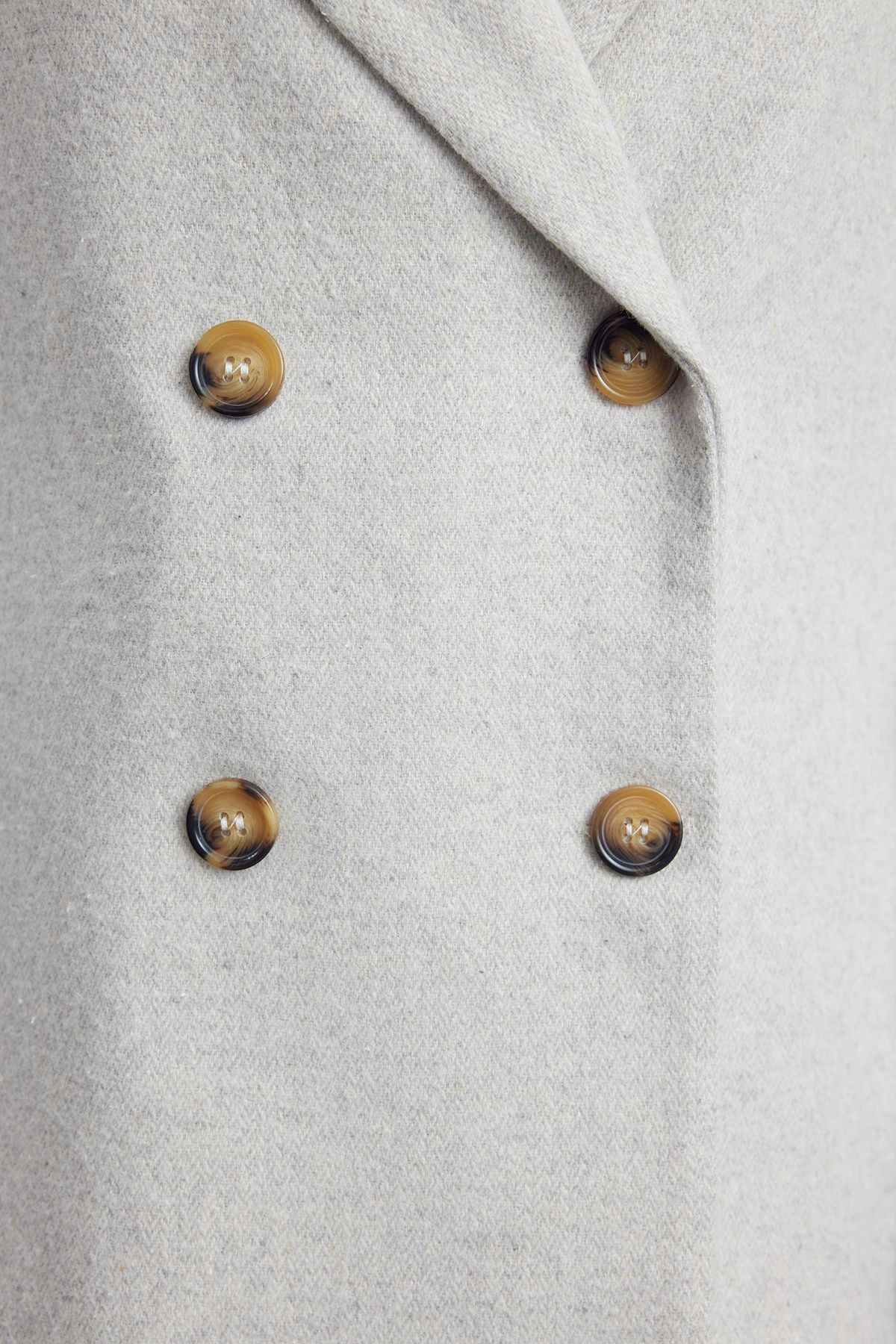 Trendyol Collection-Gray Buttoned Regular Fit Lined Woven Jacket - TWOAW22CE0622 4
