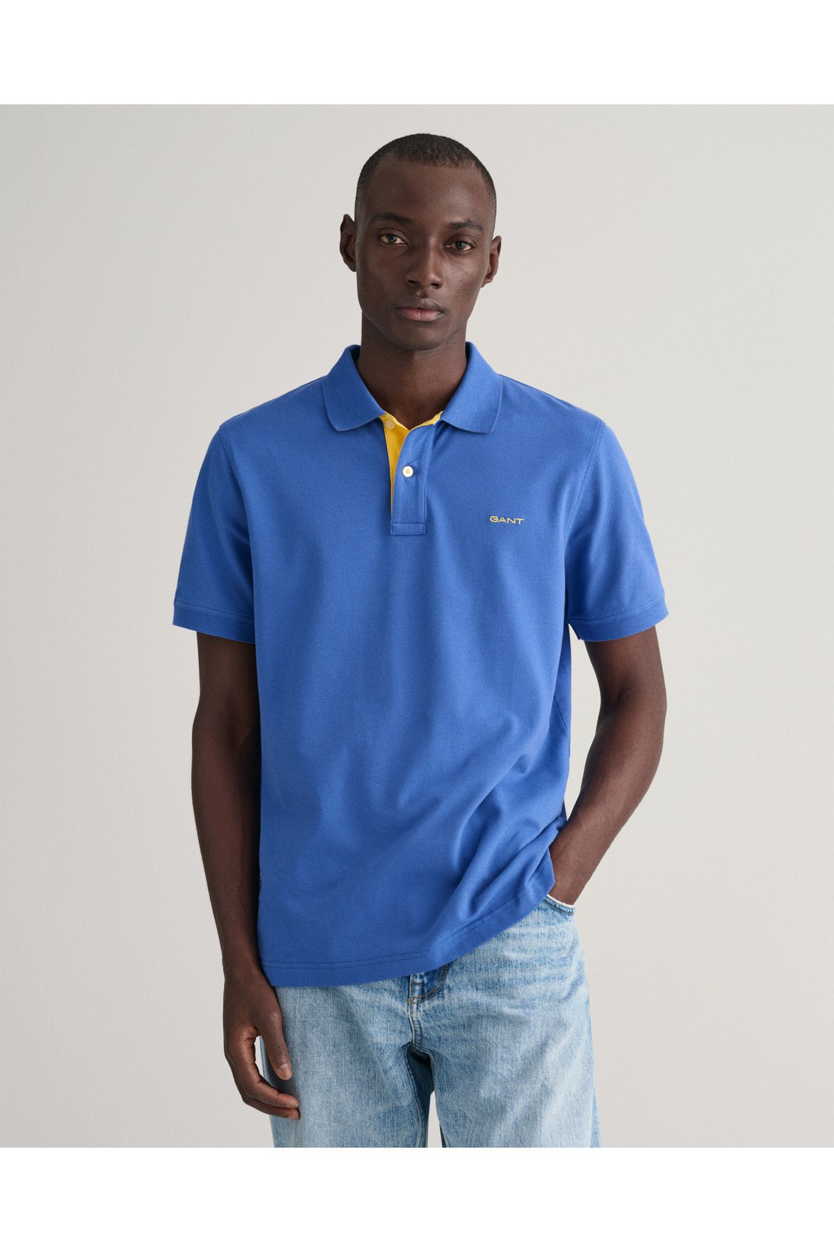 Gant Erkek Mavi Regular Fit Logolu Polo Fiyat Yorumlar Trendyol