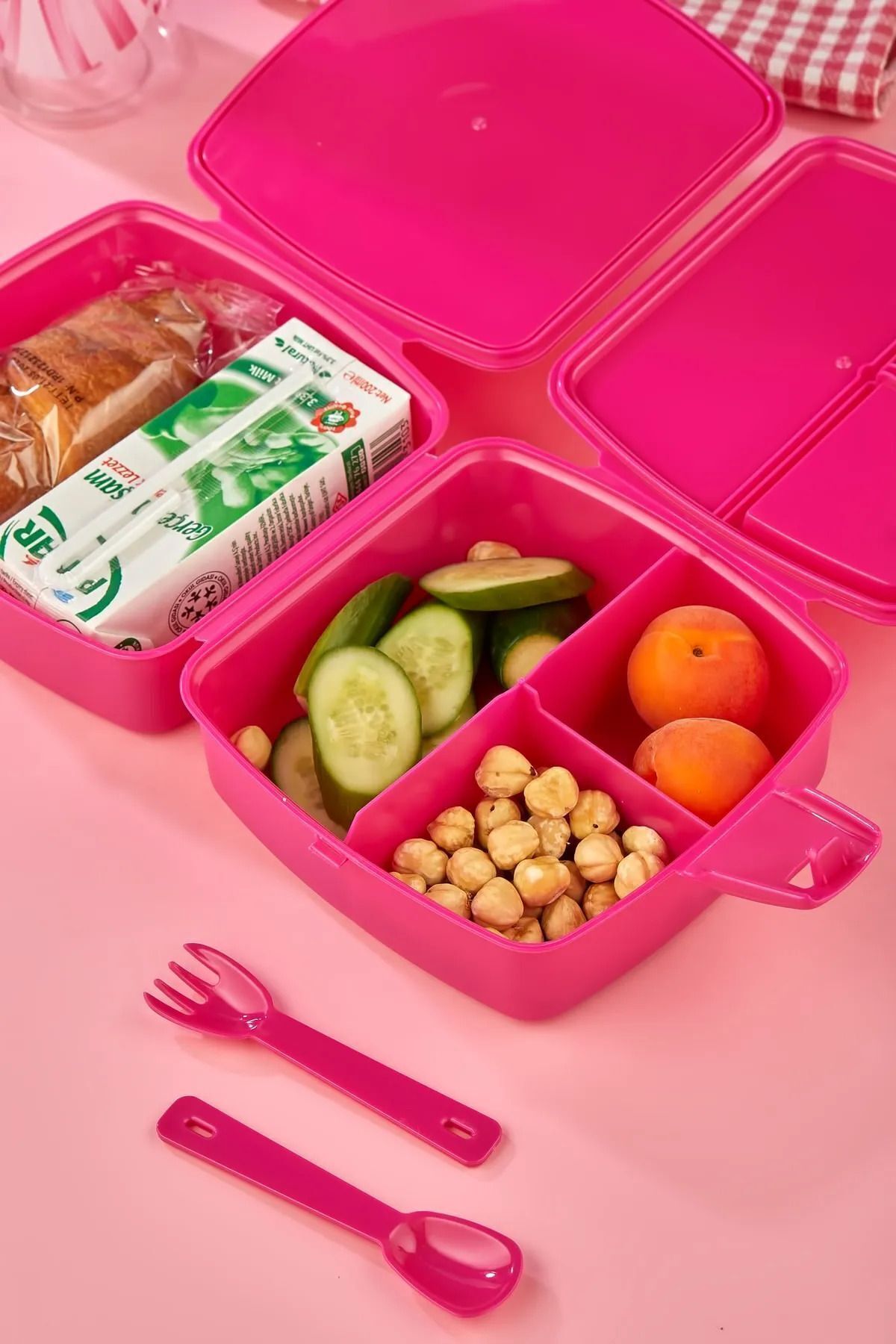 OPTİZON PRENSES 2'Lİ SET KARE PRENSES BESLENME KUTUSU ve ELSA PRENSES SULUK MATARA fotoğrafı 2 (önizleme)