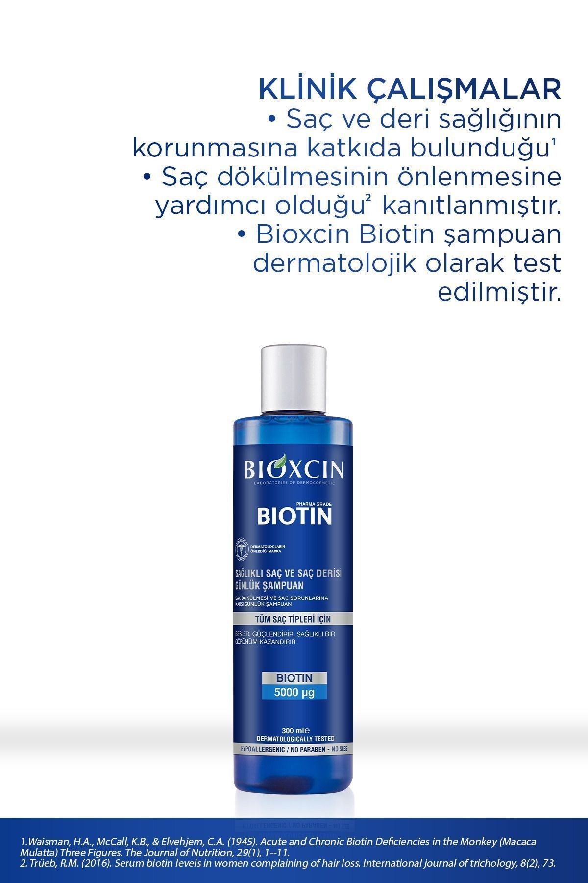Bioxcin-Biotin Shampoo 300 Ml - 5 Pack Sensitive Scalp 5