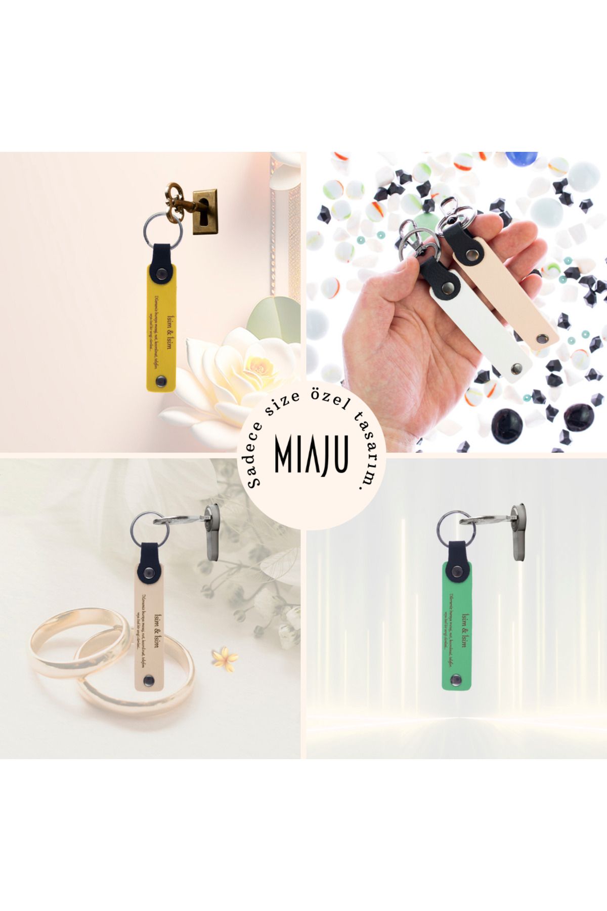miawiki-Set of 100 Special Production for Traditional Events - Perfect Gift Memory And Souvenir Keychains 6