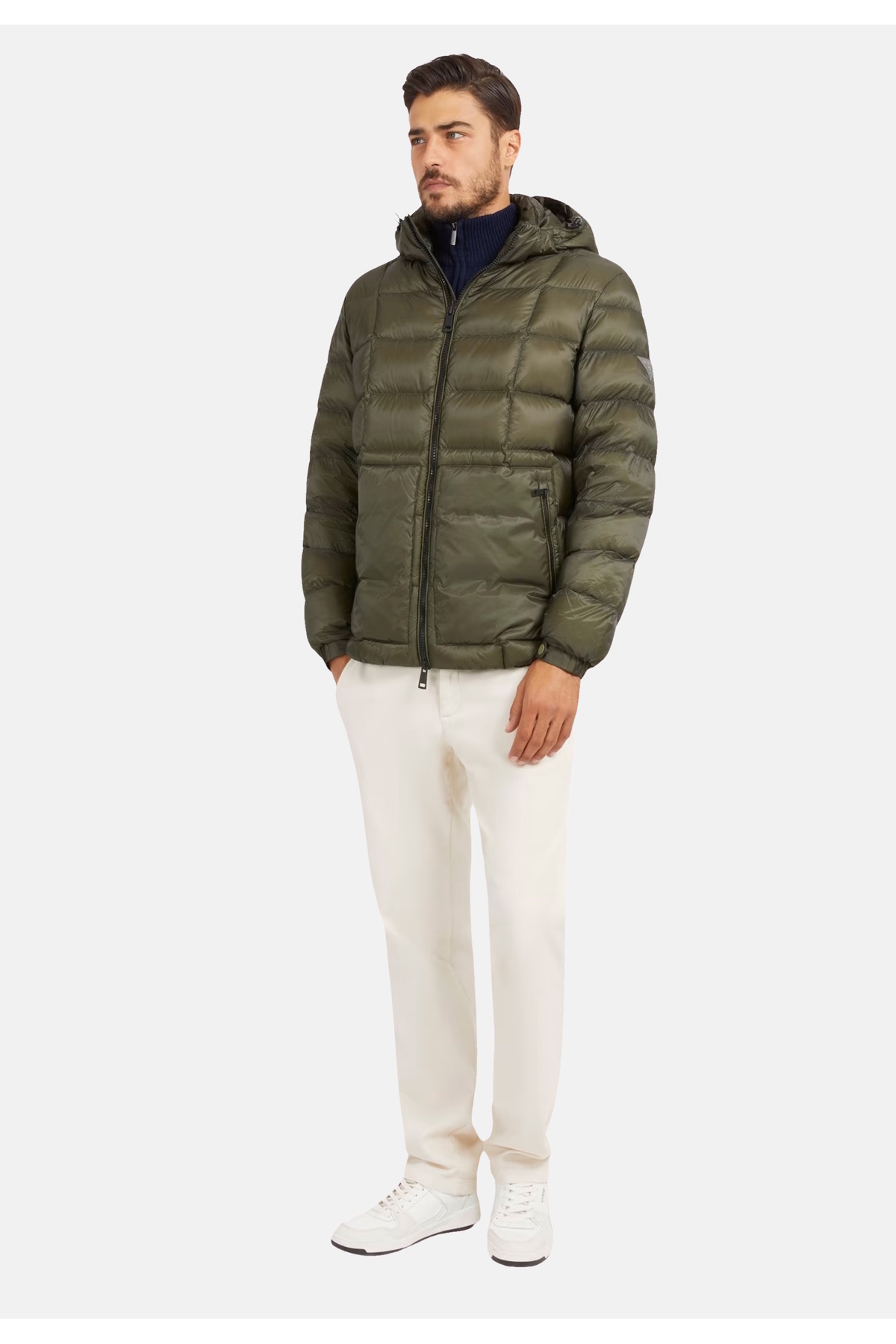 ژاکت مردانه سبز Guess | p-zal-rost-2024-114 اورجینال - تصویر 2