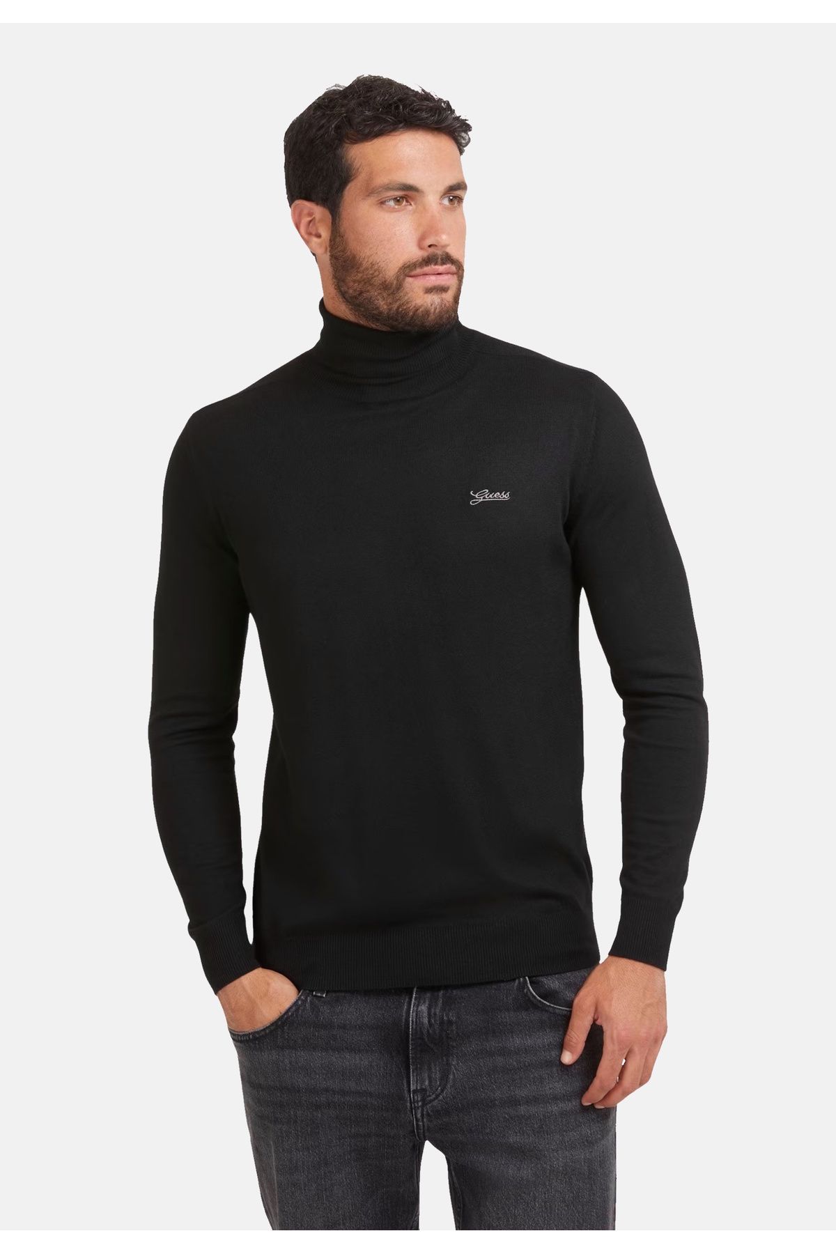 Guess-Rollkragenpullover Aaron LS TN Langarmpullover 3