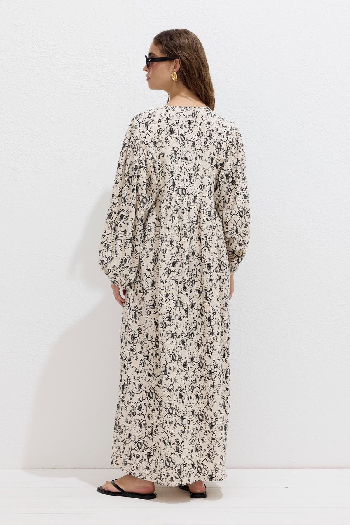 Manuka-Gemustertes Baumwollkleid 7