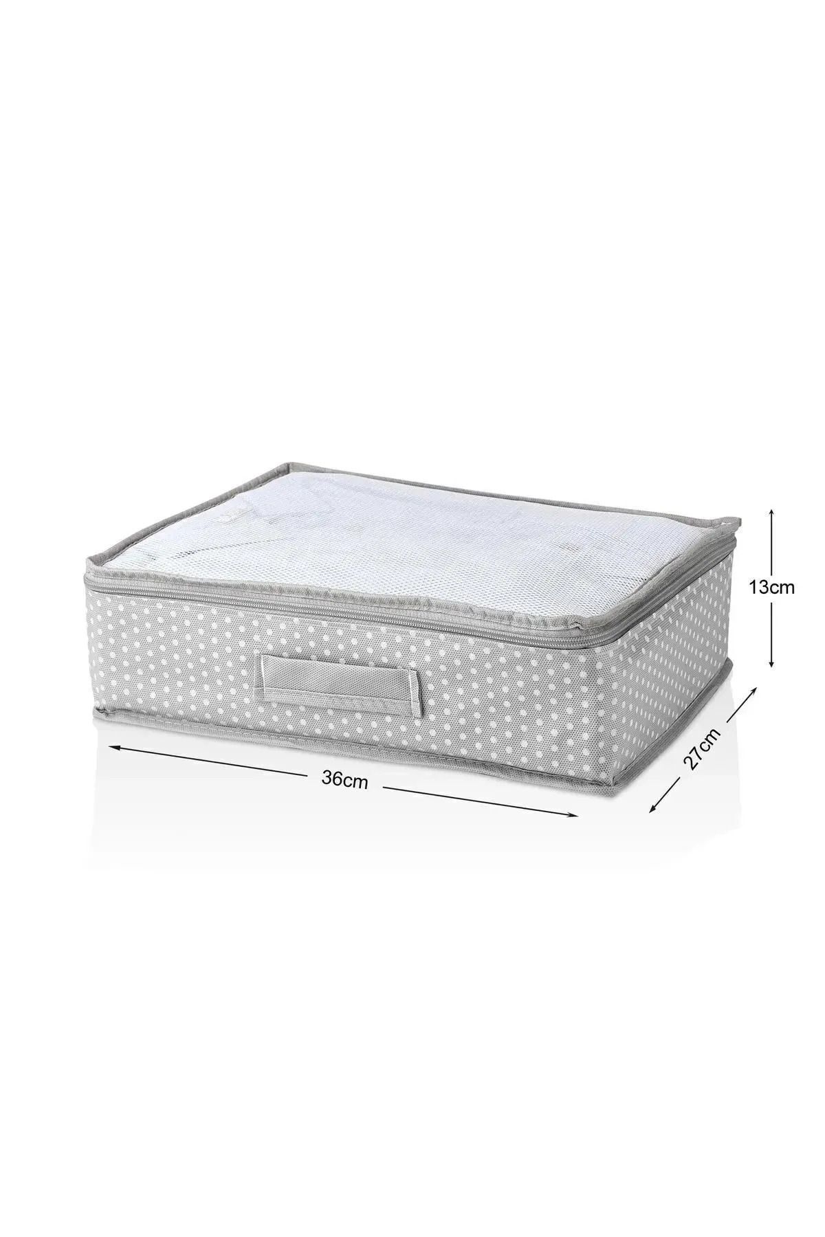 Puantiye Desen Baby Doğum Hastane Çıkış Çantası 6 Parça Düzenleyici