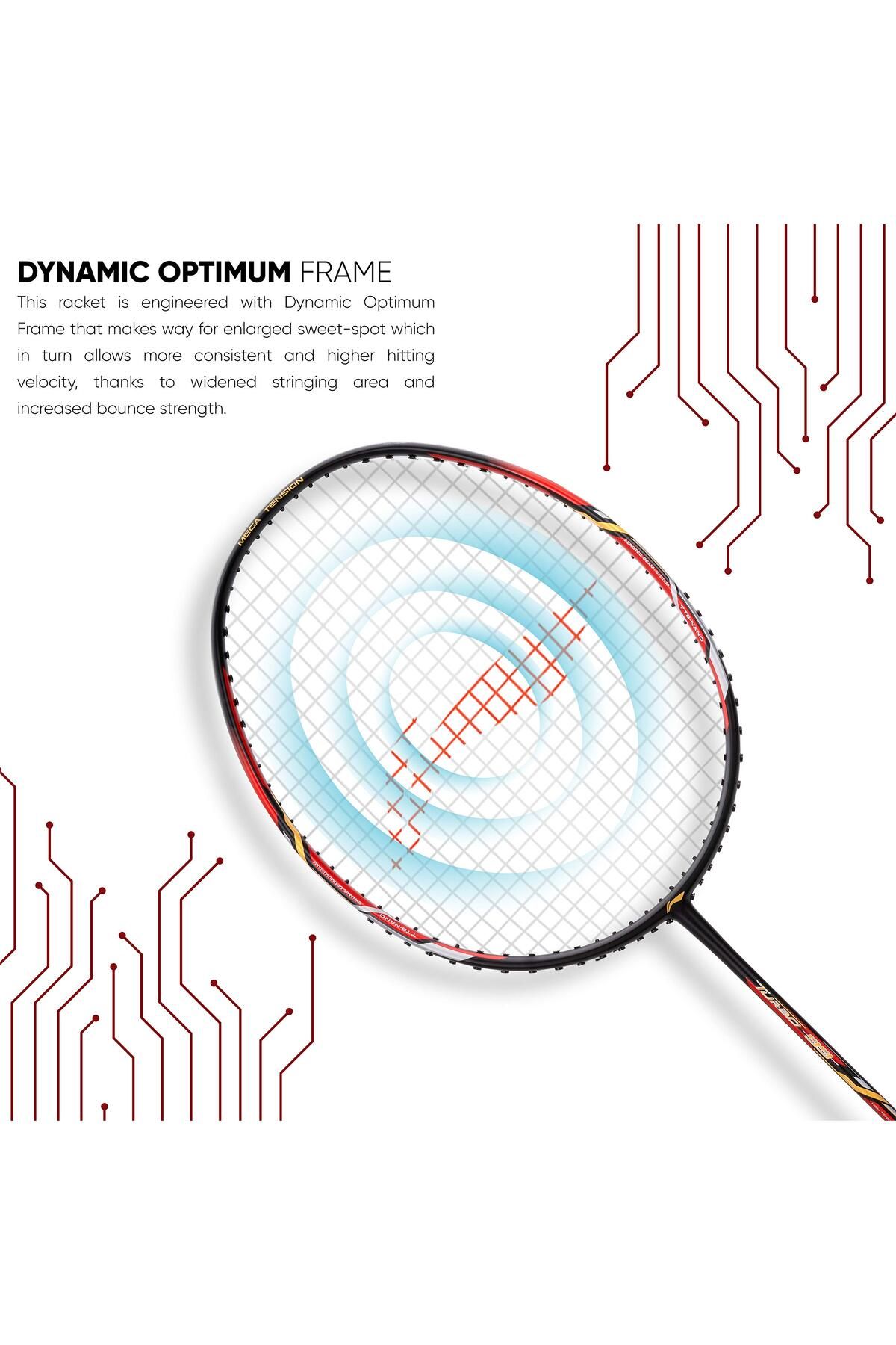 Li-Ning-Turbo 99 Carbon Fibre Unstrung Badminton Racket with Full Racket Cover 2