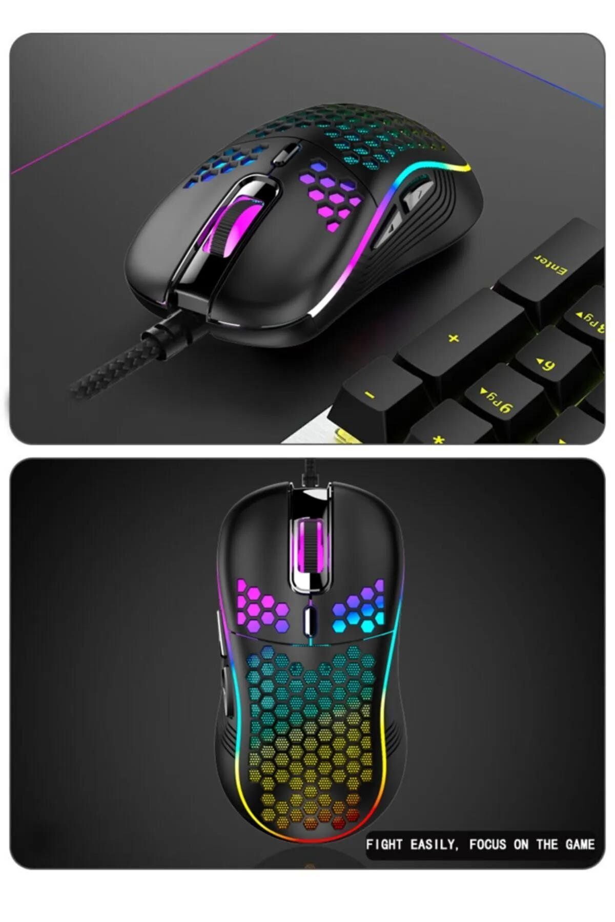 RTG Rgb Led Işıklı Siyah Oyuncu Mouse Gaming 800/2400 Dpi - Fiyatı ...