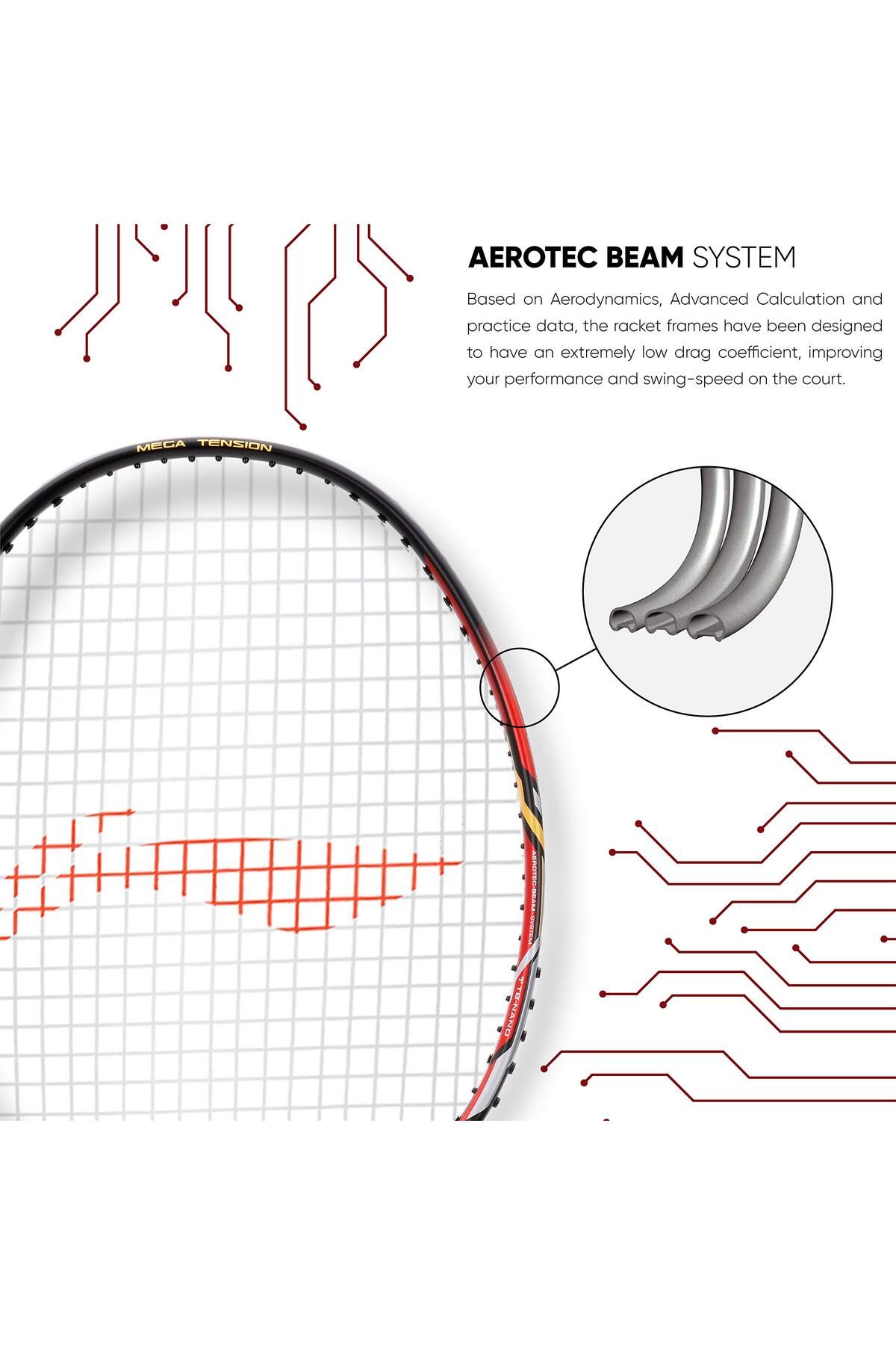 Li-Ning-Turbo 99 Carbon Fibre Unstrung Badminton Racket with Full Racket Cover 5