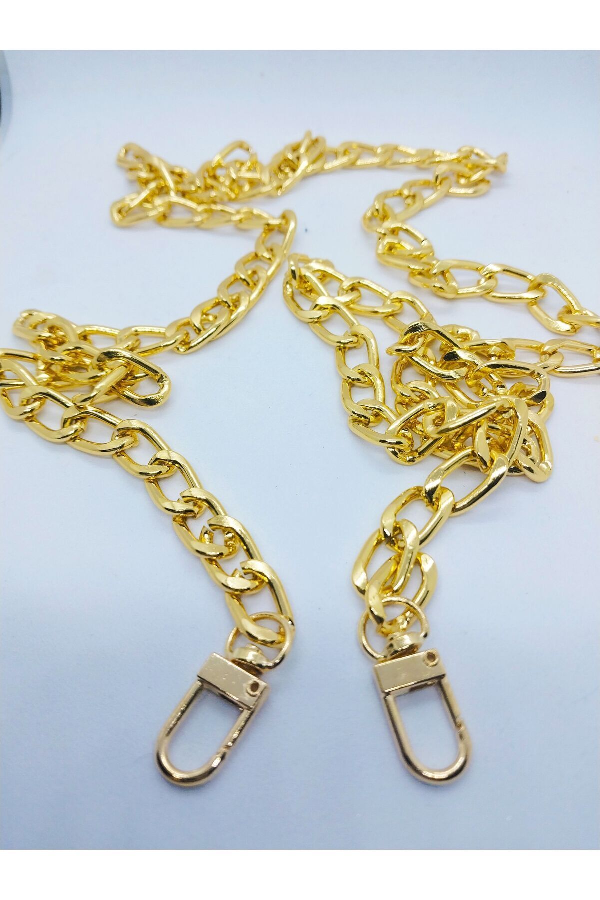 Handmade çanta zinciri çanta aksesuarı gold zincir çanta sapı