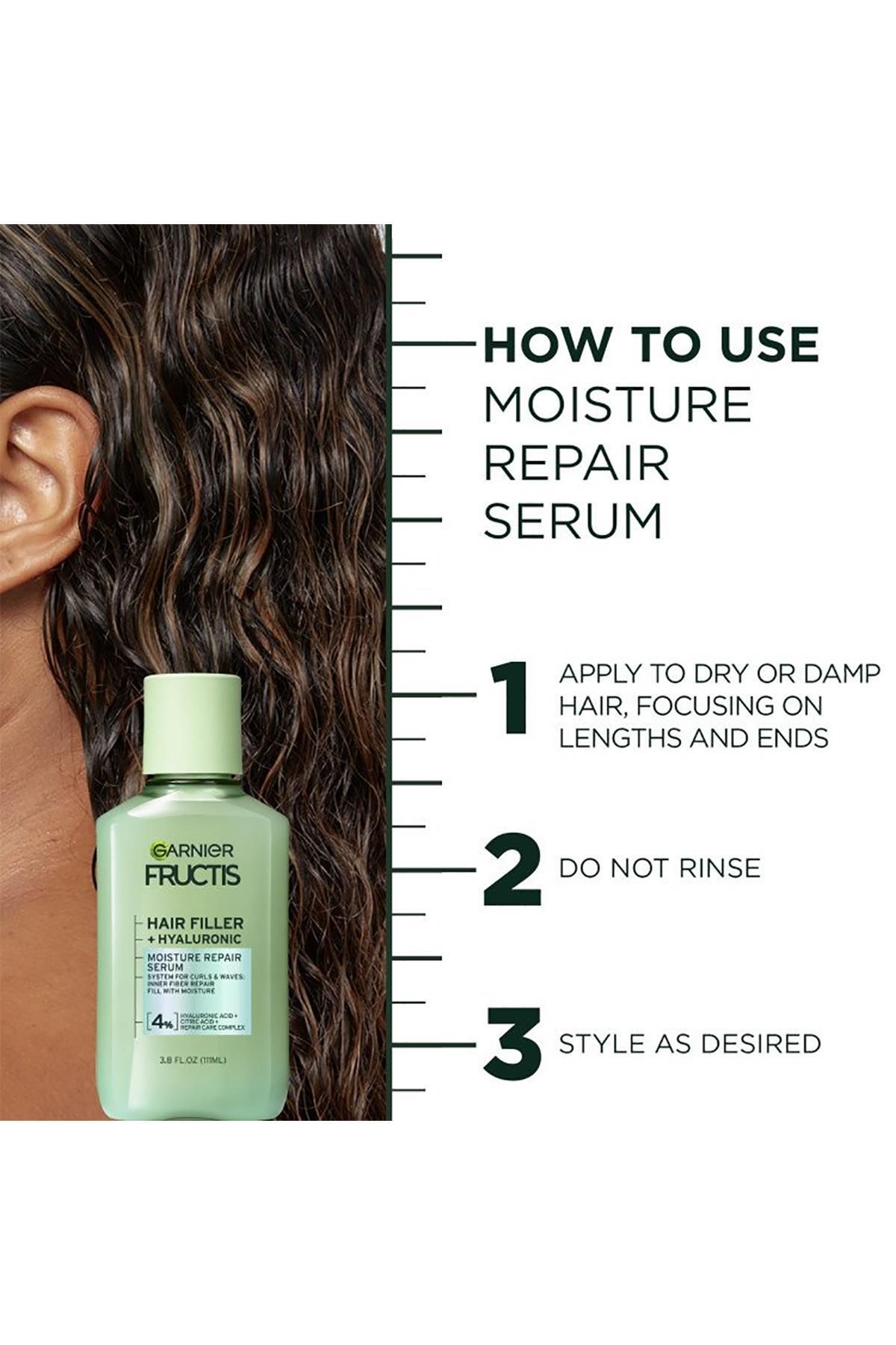 Garnier-Fructis Hair Filler - 111ml Hyaluronic Moisture Repair Hair Serum 3