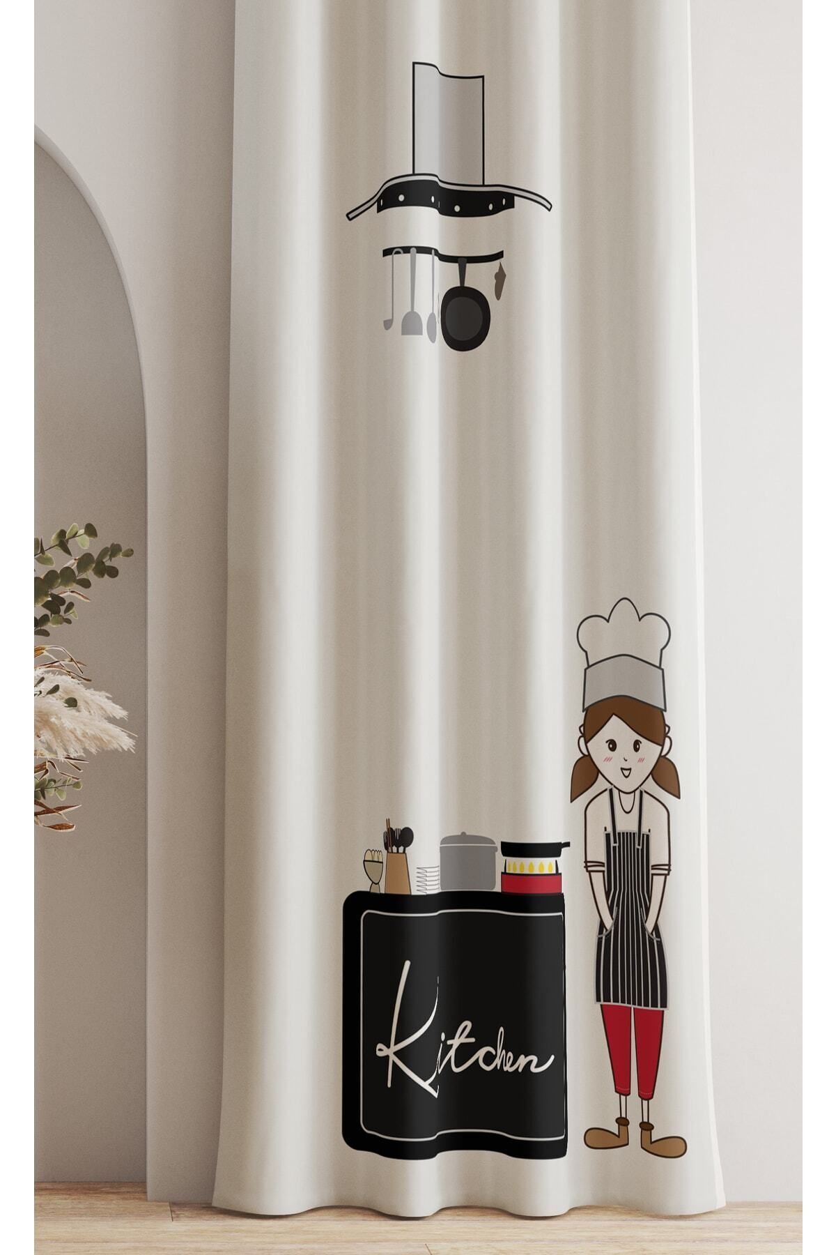 AYSHOME-ستارة مطبخ Ays Home Cheff - انتبه إلى الحجم 2