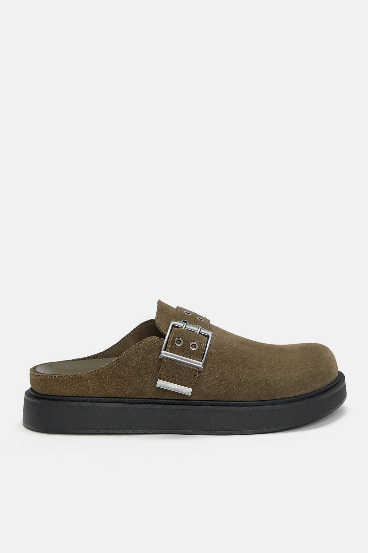 پاپوش چرمی کماندار Pull & Bear