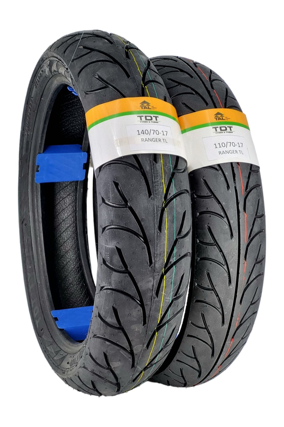 TDT TYRES HONDA CBR 250 LASTİK TAKIM 140/70-17 VE 110/70-17 TL (TUBELESS - DUBLEKS) rangerset