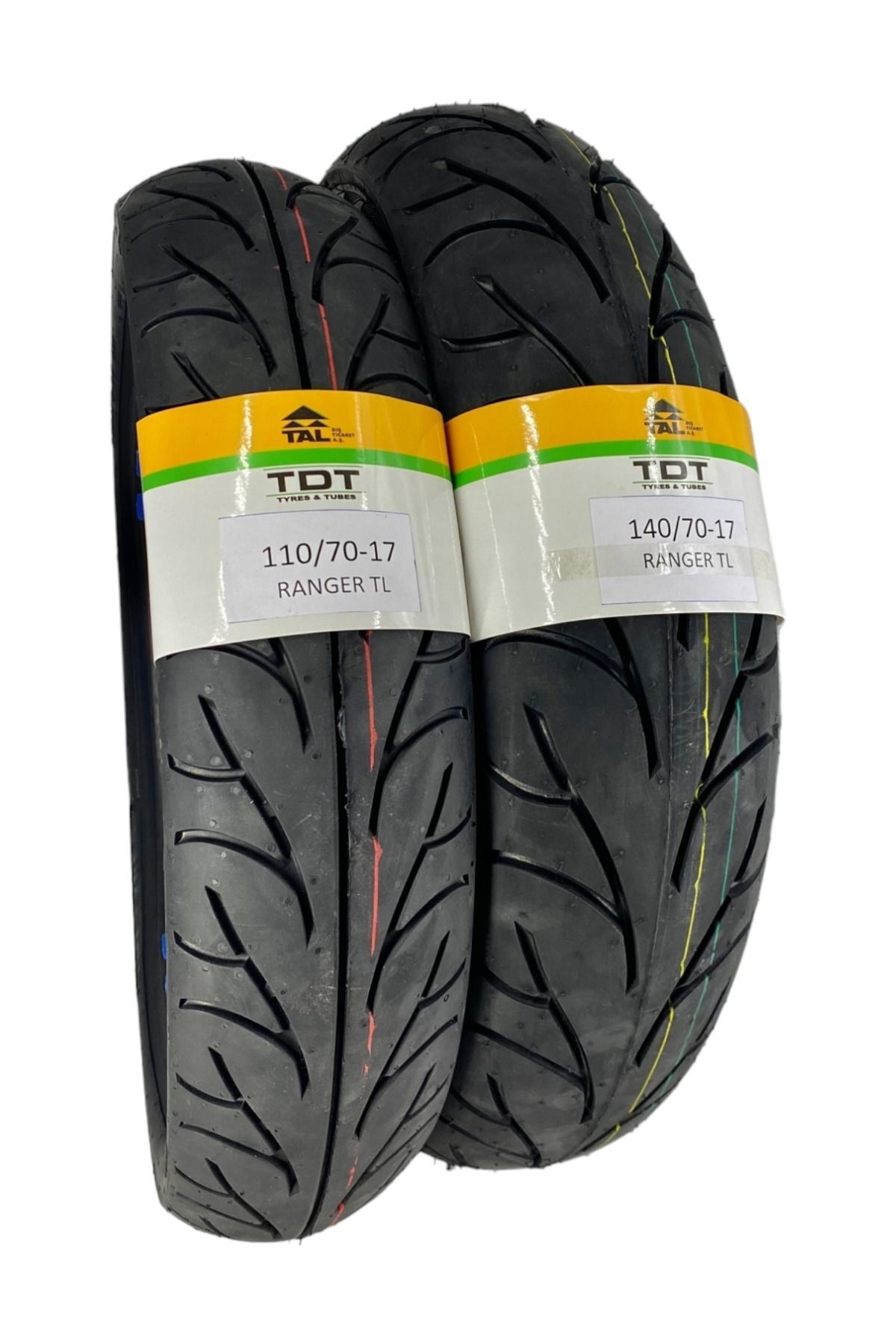 TDT TYRES HONDA CBR 250 LASTİK TAKIM 140/70-17 VE 110/70-17 TL (TUBELESS - DUBLEKS) rangerset
