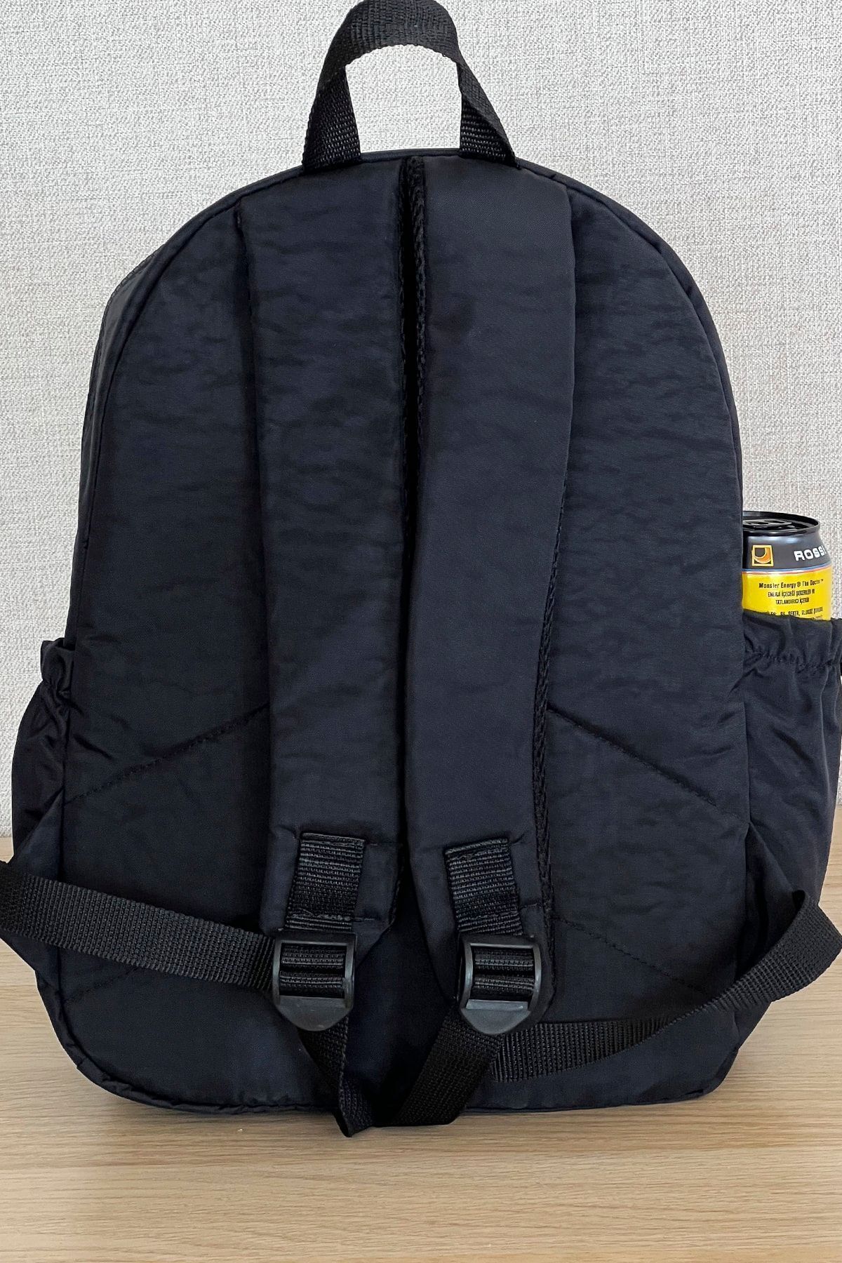 FCSTORE-Gym Bag Black Backpack Medium Unisex Laptop Bag Travel Bag Waterproof 4