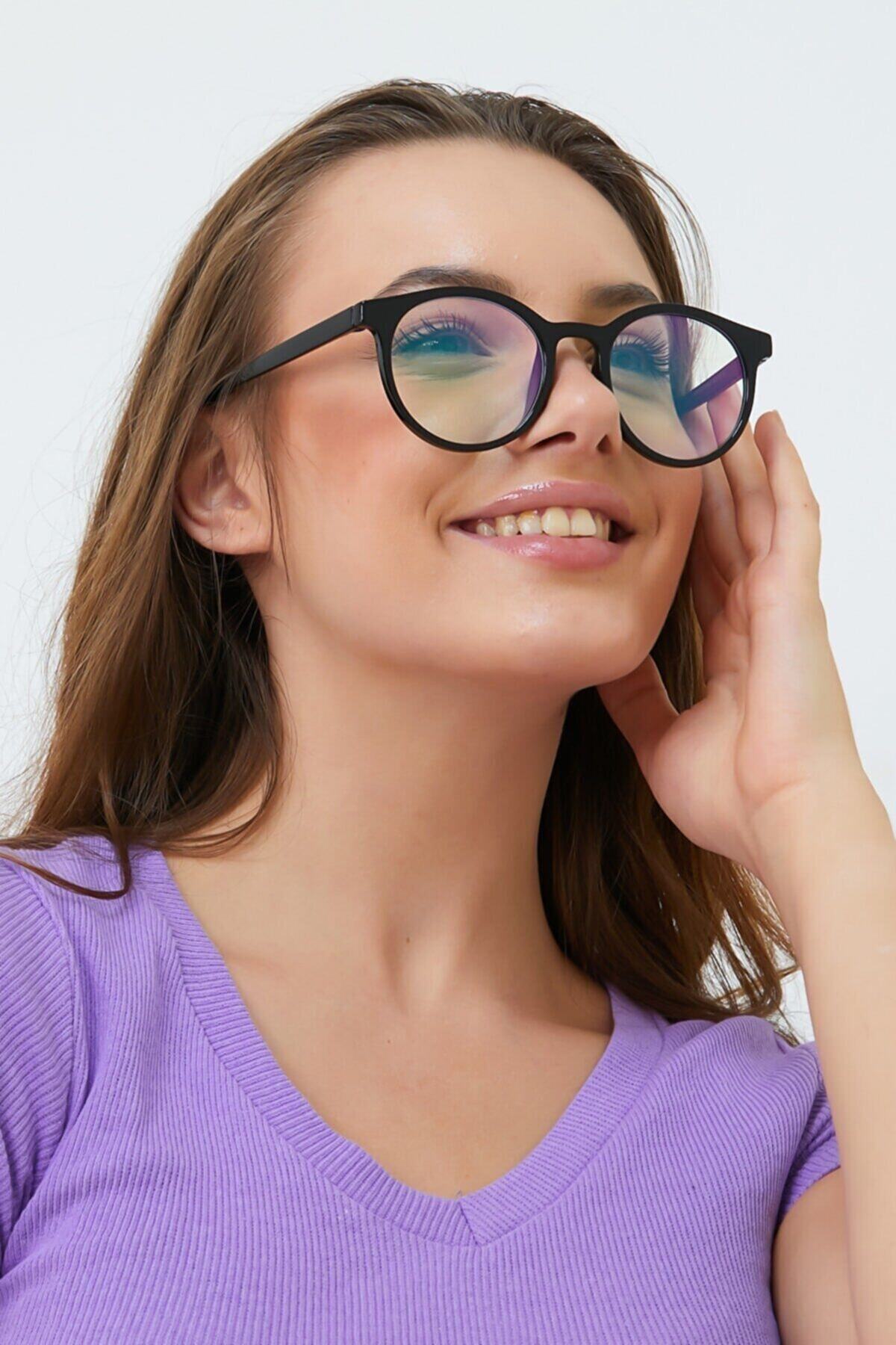 Nilu Moda Unisex Mavi Işık Filtreli Bilgisayar Gözlüğü