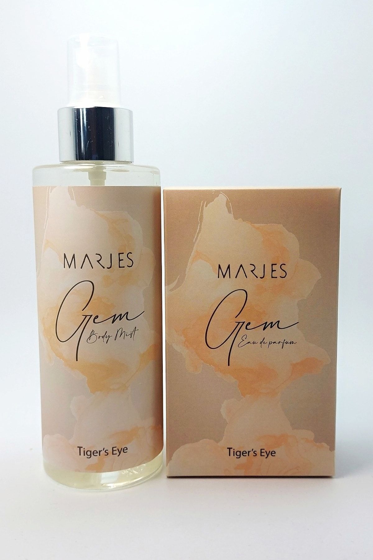 Kaplan Gözü Doğal Taşlı Gem Kadın Parfüm 50ml Ve Vücut Spreyi 200ml Seti — MJCSP02.00005 — تصویر 2 از 4