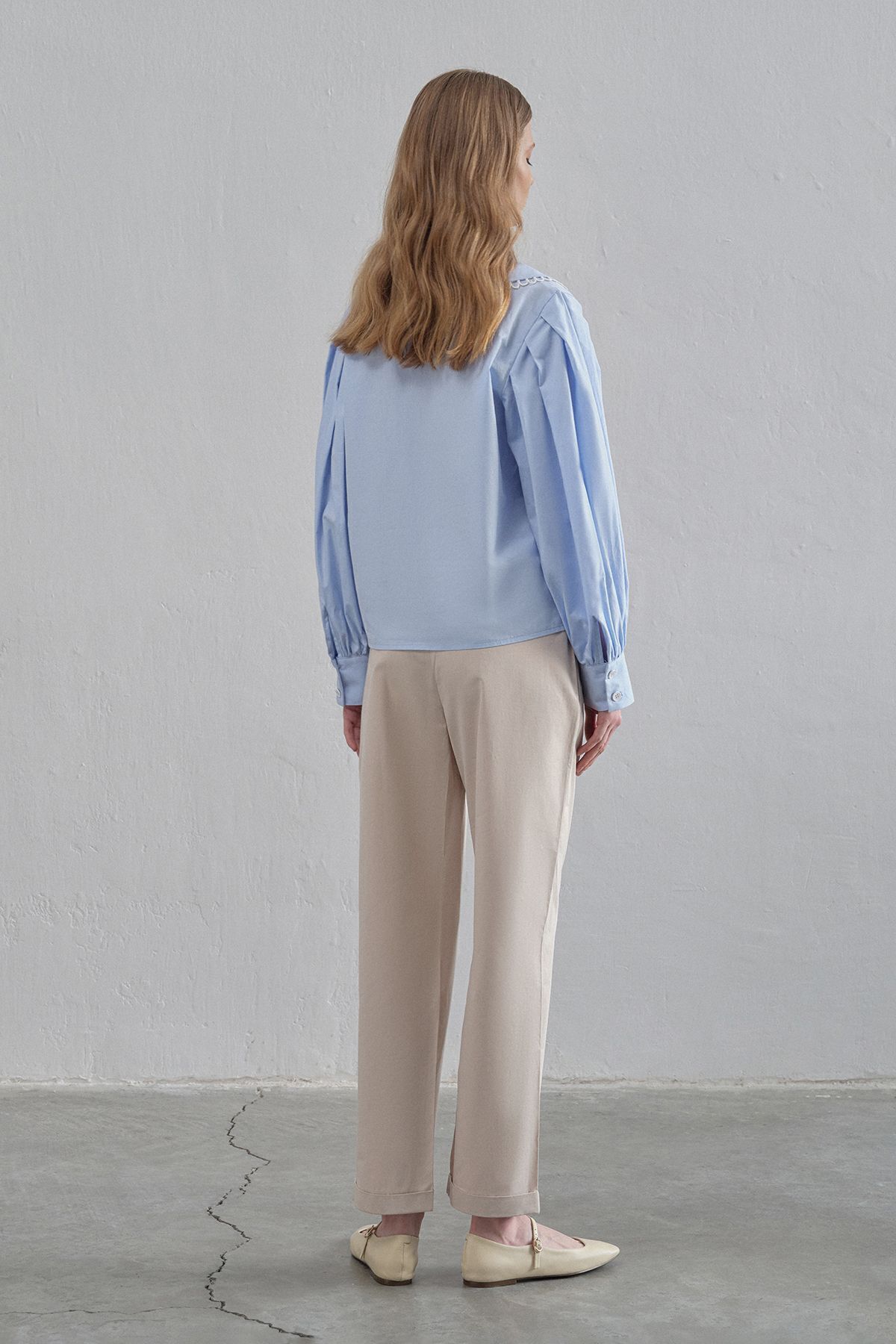 Mathilda By Çiğdem Bilici-Women's V-Neck Design Shirt 8
