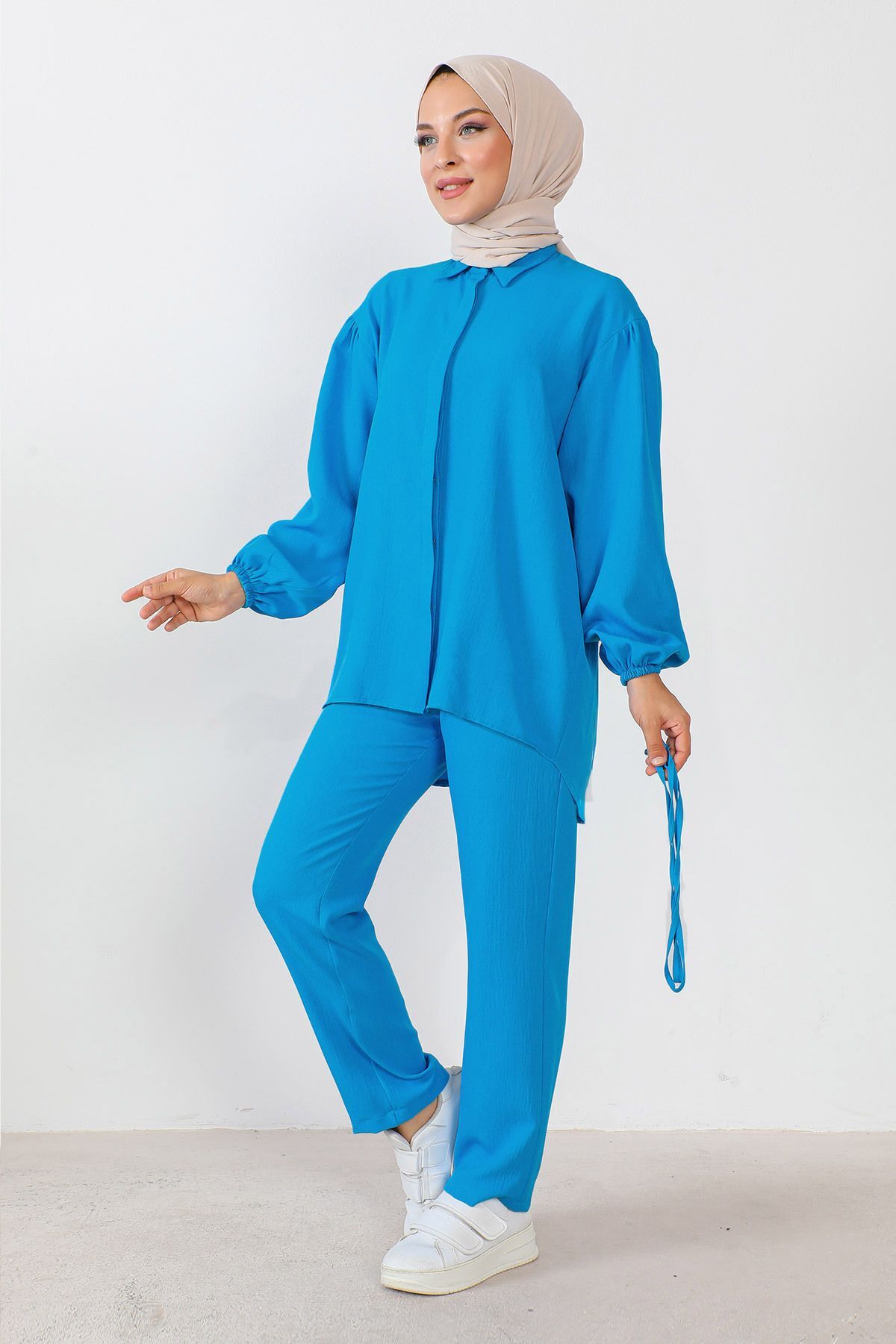 ست زنانه دنیای حجاب | TSD230922 Tesettür Dünyası - Image 3