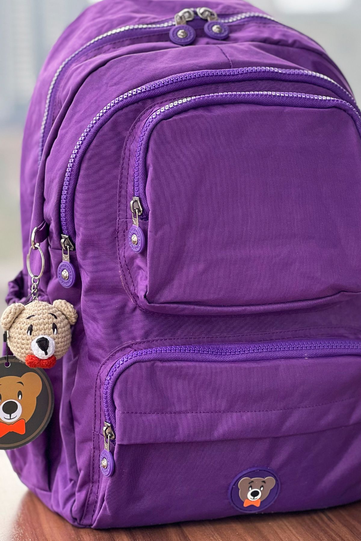 MORCA-Unisex Crinkle Bear Backpack - Waterproof, 18Lt, 40X30Cm 3