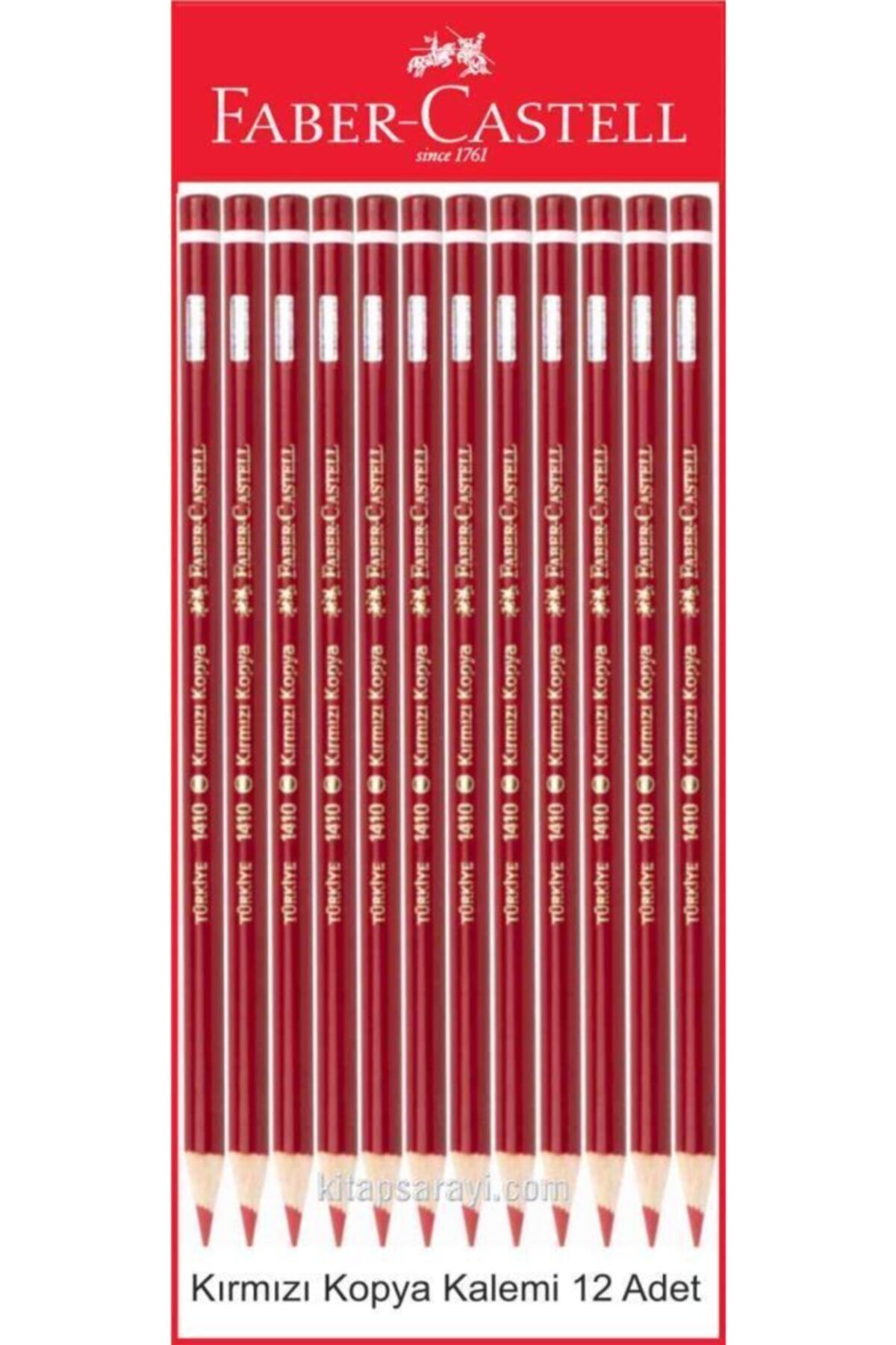 Faber Castell Faber Castel Kırmızı Kopya Kalemi 12 Adet