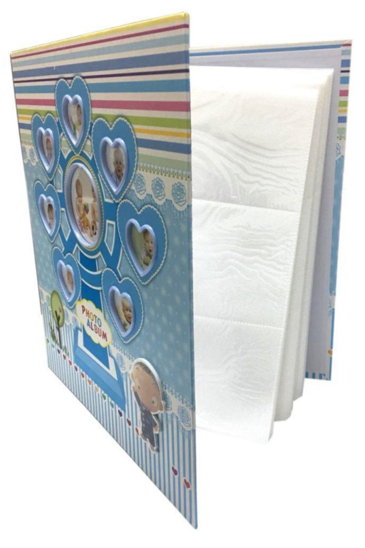Vural Foto Baskı 220li 12 Aylık Erkek Bebek Albümü 10x15cm 15x21cm - Mavi - Şirin Ve Sağlam Albüm fotoğrafı 3 (önizleme)