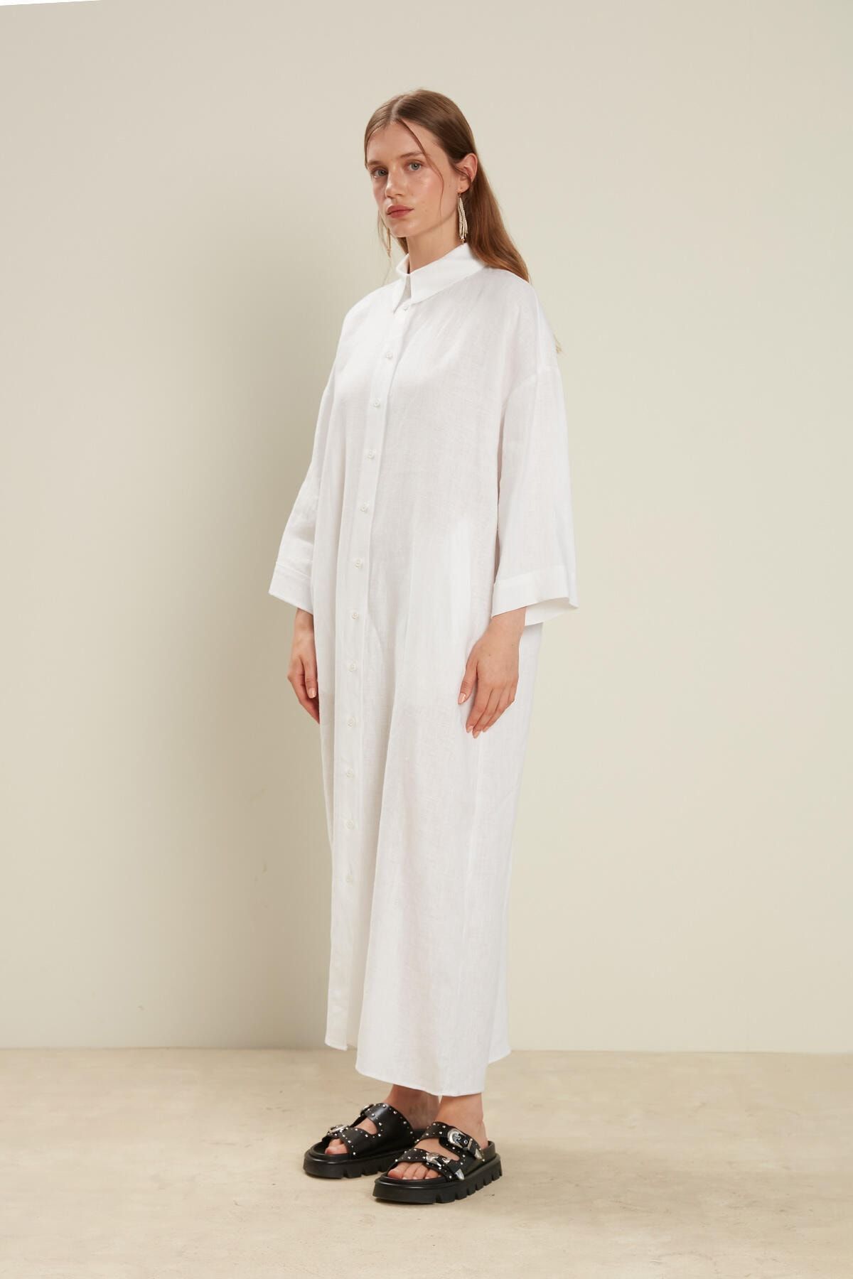 Manuka-LEINENKLEID WEISS 7
