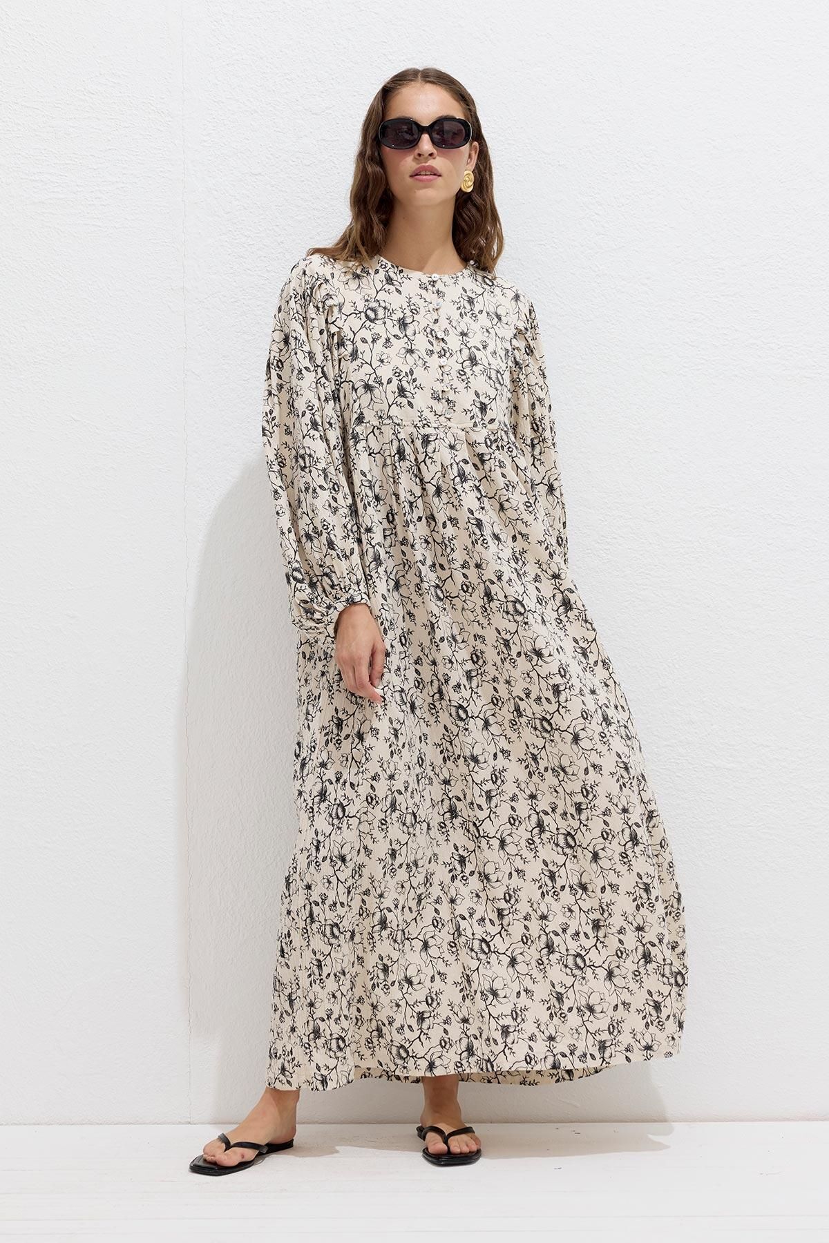 Manuka-Gemustertes Baumwollkleid 5