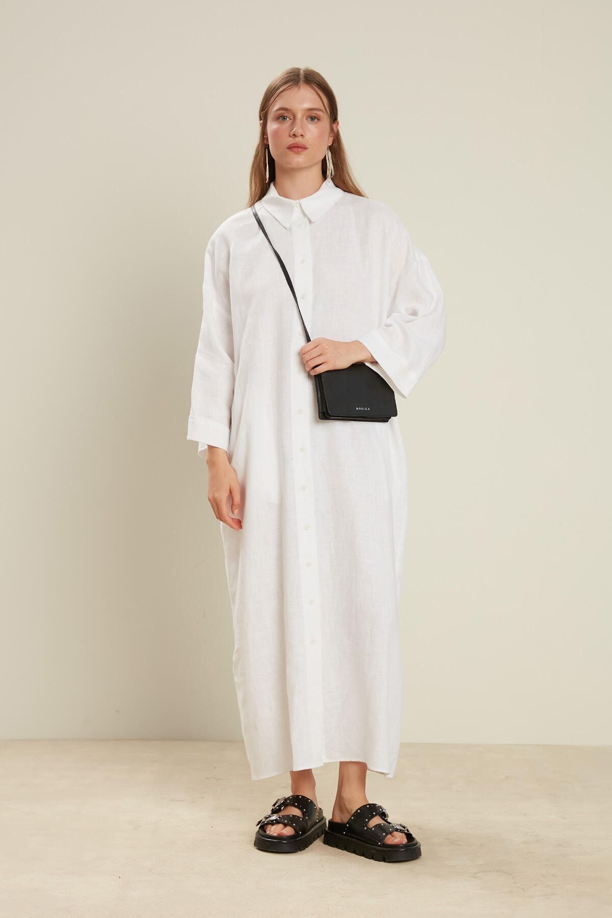 Manuka-LEINENKLEID WEISS 6