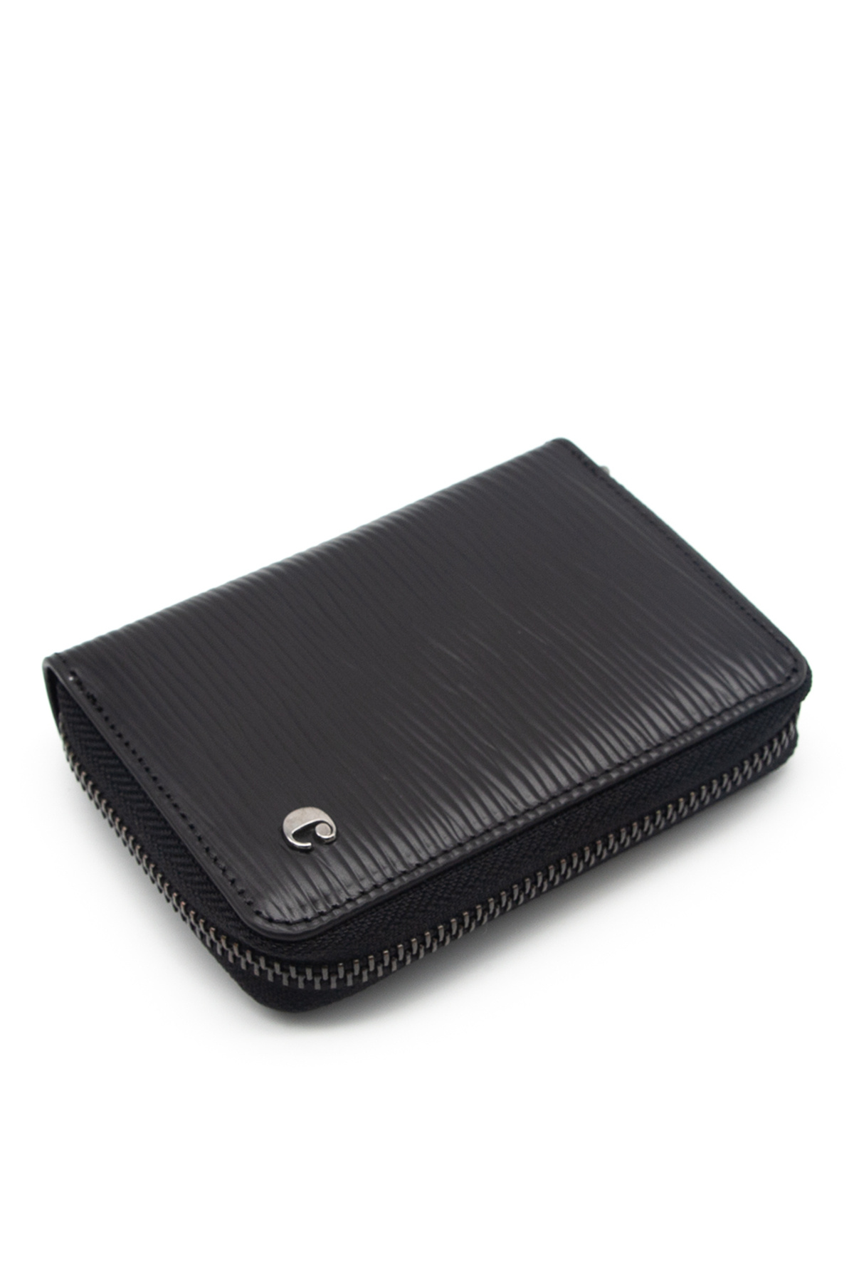 کاشارل کیف پول چرم مشکی طرح یونیسکس کد ۲۴۳۷۵A3K