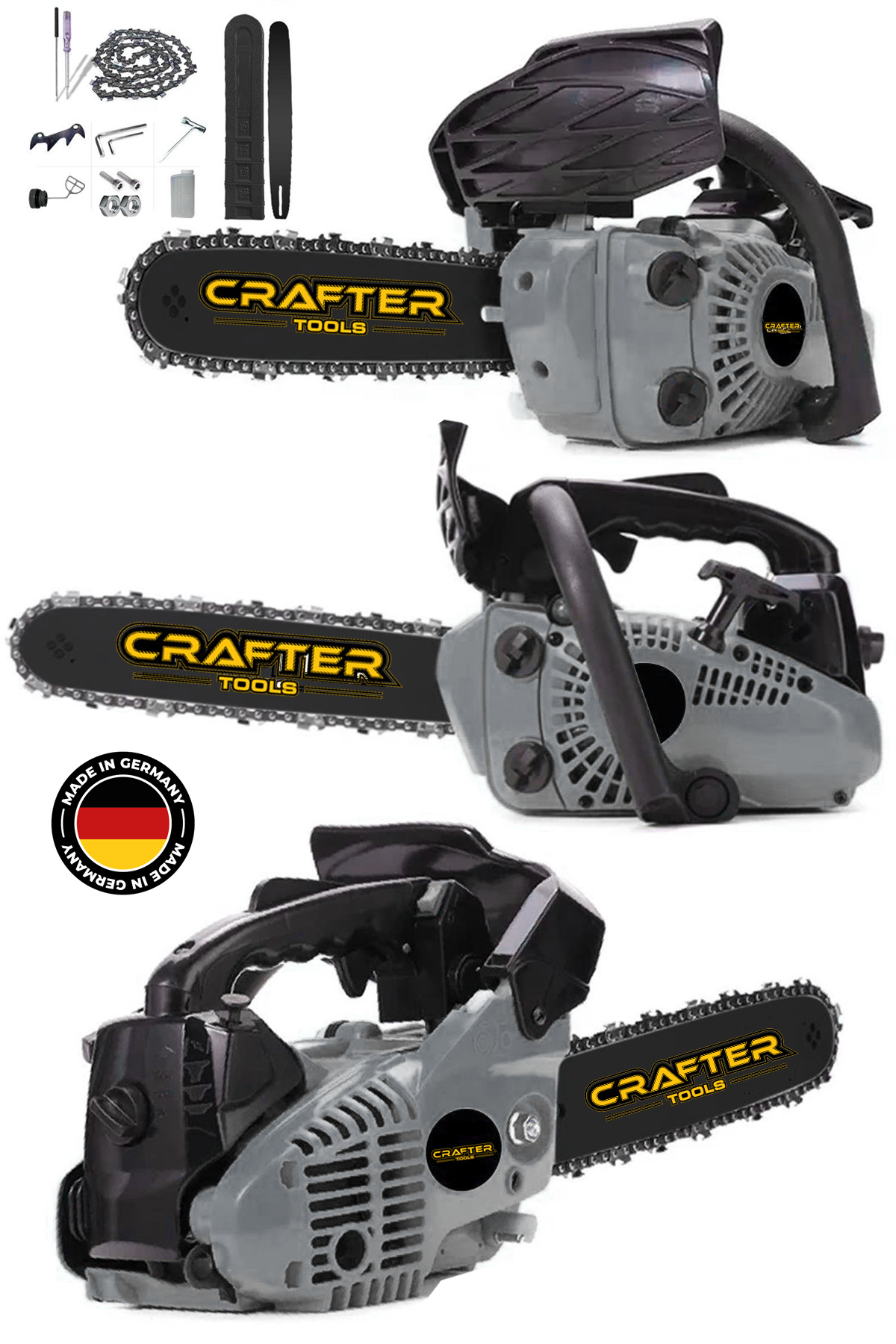 25＜税送料3648円込み＞DUSTERS 25　HAMERSVELD ミニクル CRAFTERTOOLS Germany 25cc Mini Benzinli Testere Ağaç Odun Dal