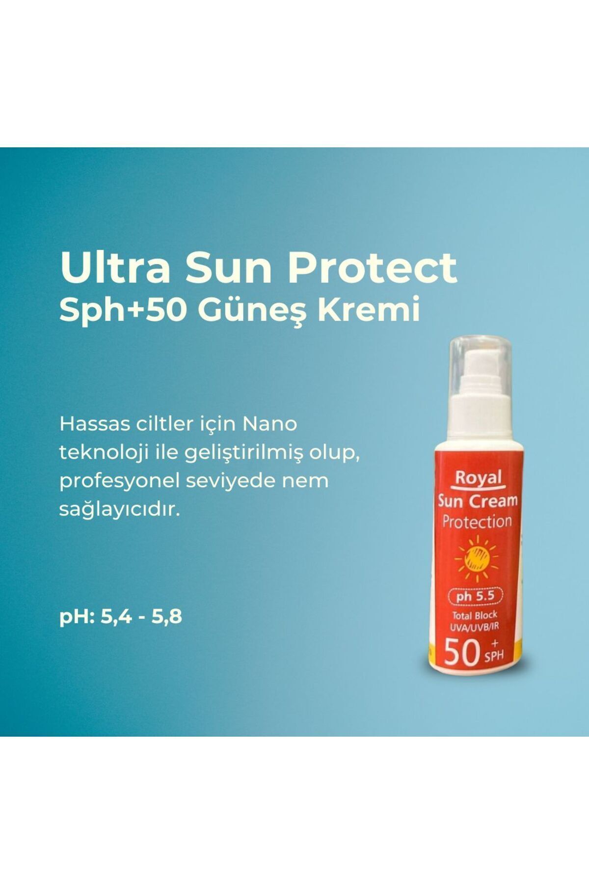 Güneş kremi SPF 50+