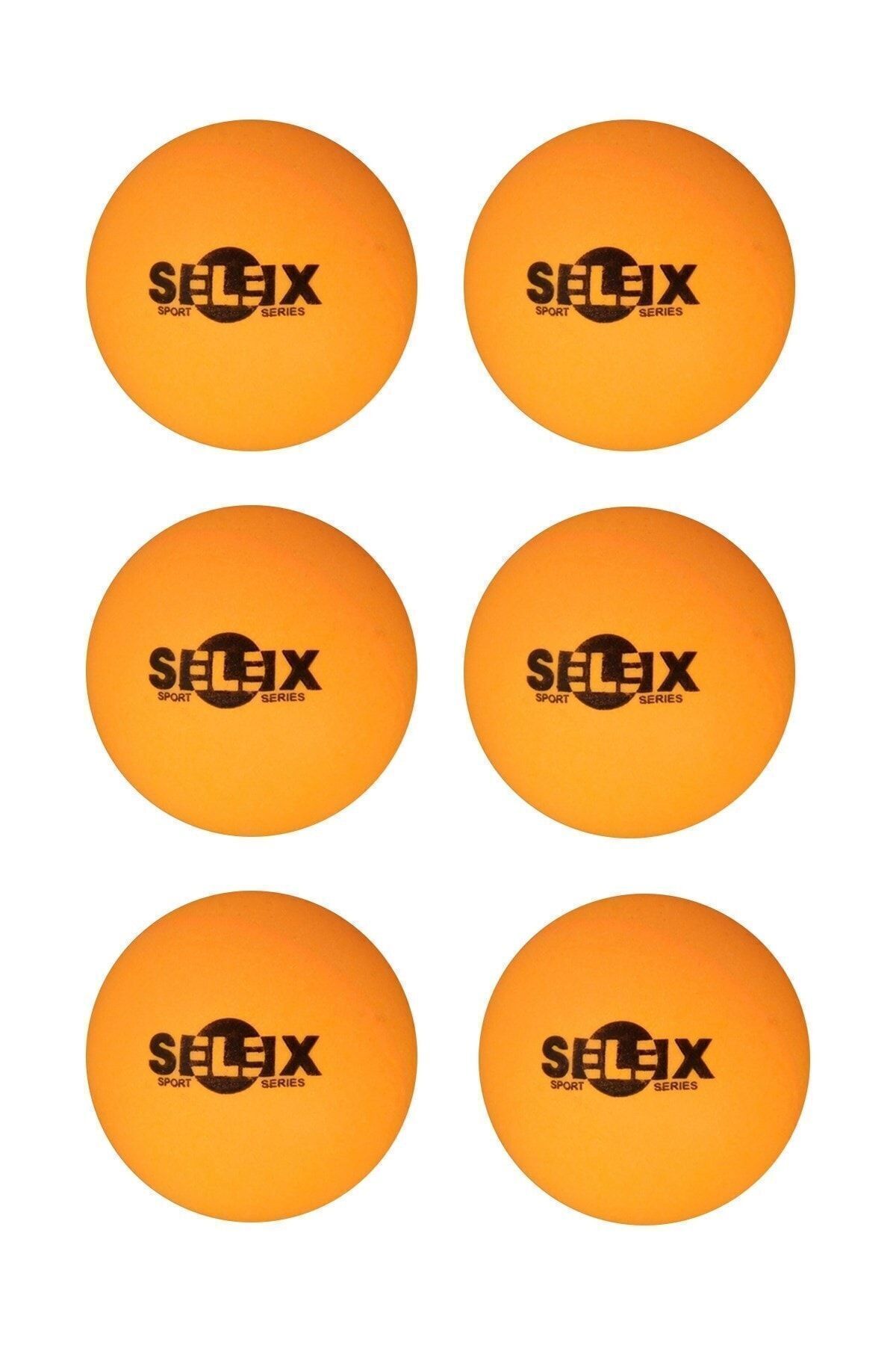 SELEX 6'lı Deluxe Pinpon Topu Masa Tenisi Topu Özel Kutusunda 6 Adet Beyaz