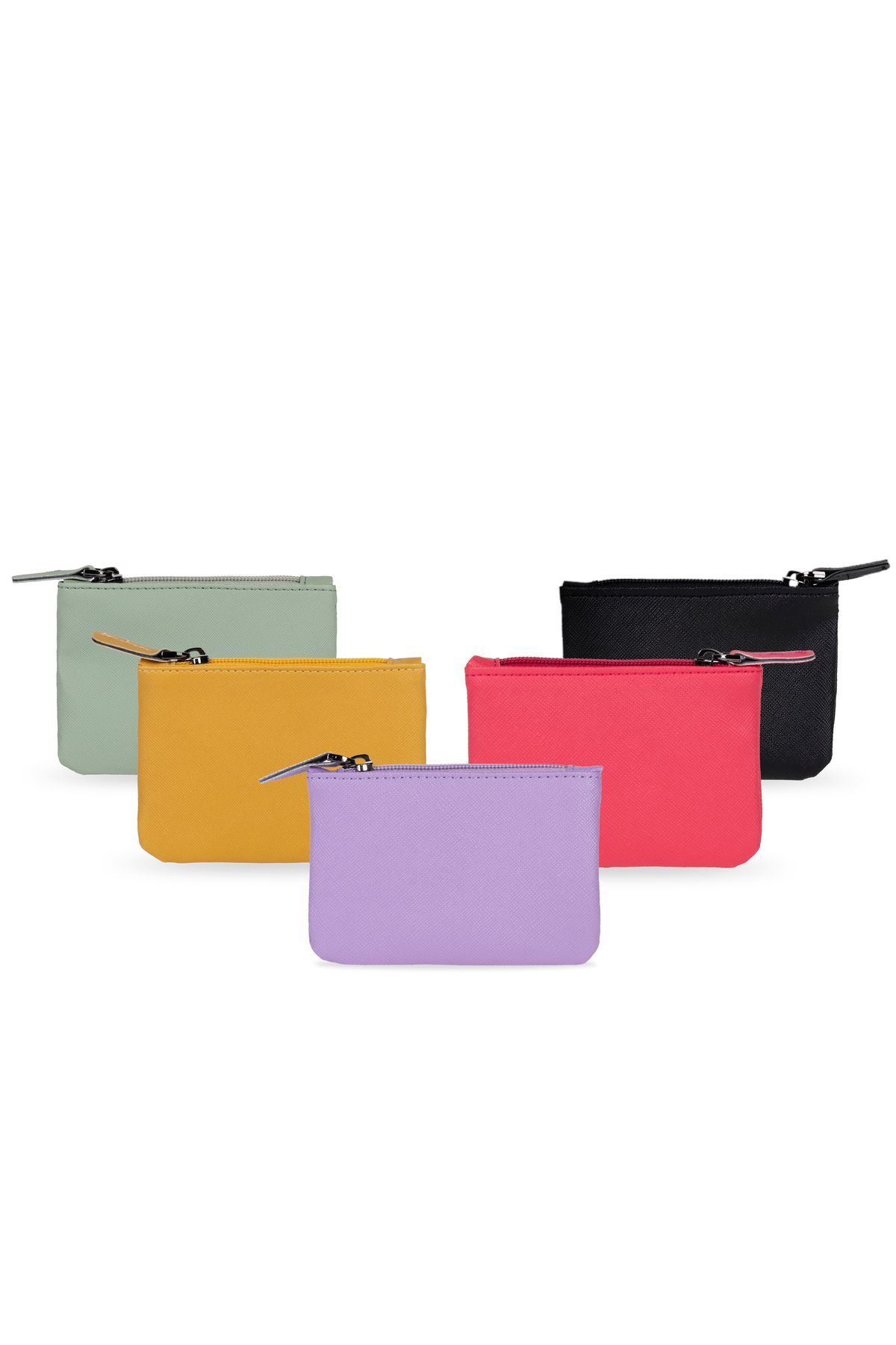 Manca-Mnc160 Unisex Small Zippered Wallet 6