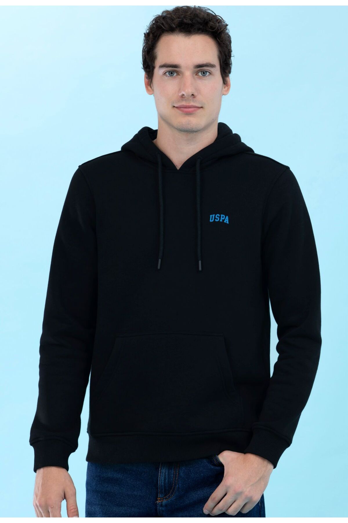 سویشرت مردانه مشکی یو اس پولو | G081SZ082.000.1702844.VR046 اورجینال - تصویر 2