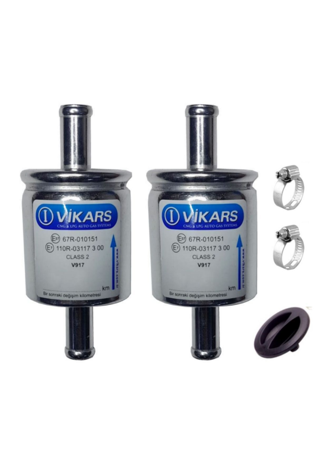 VİKARS Vikars Filtre 12 MM 2 Adet Atiker-akl-tartarini-cangas-mimgas-zavoli Brc Uyumlu Gaz Filtre