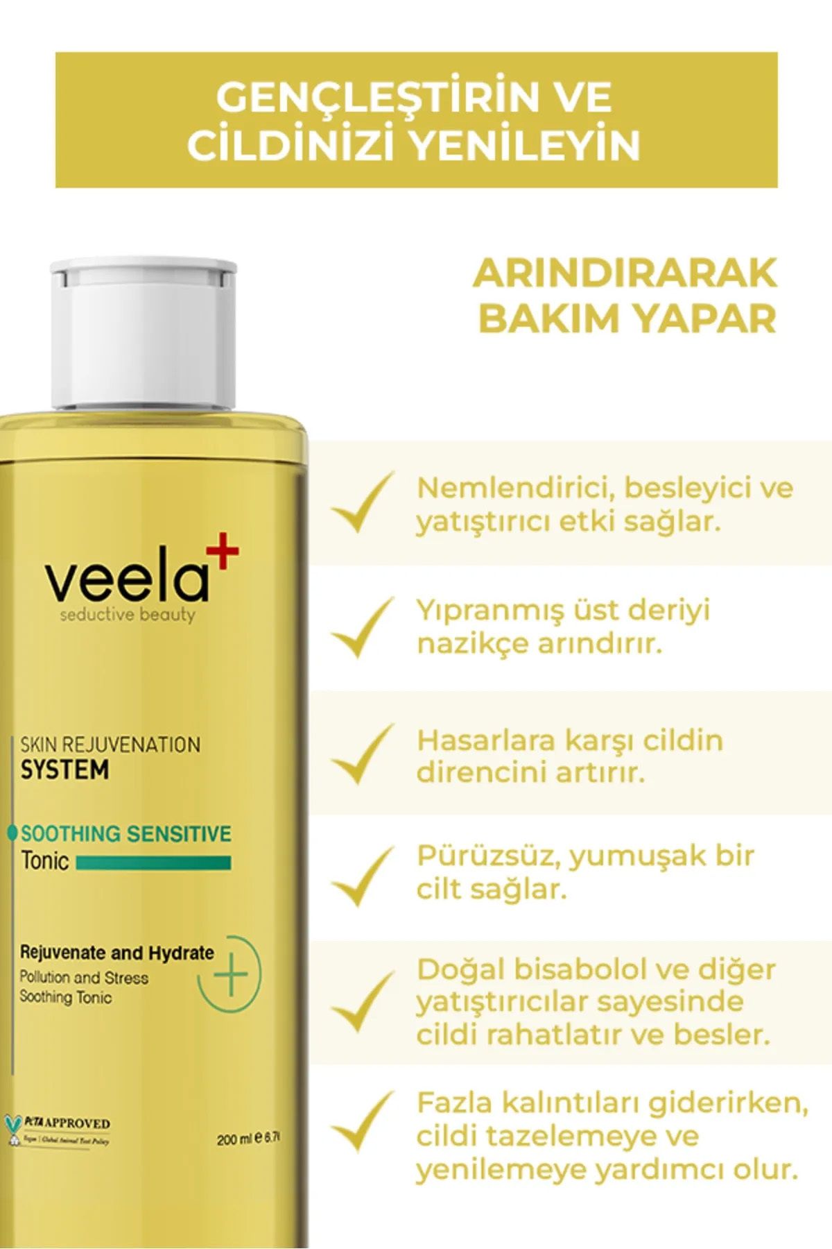 ست مراقبت پوست مجموعه های روزانه ضد آمیز برای همه VEELA