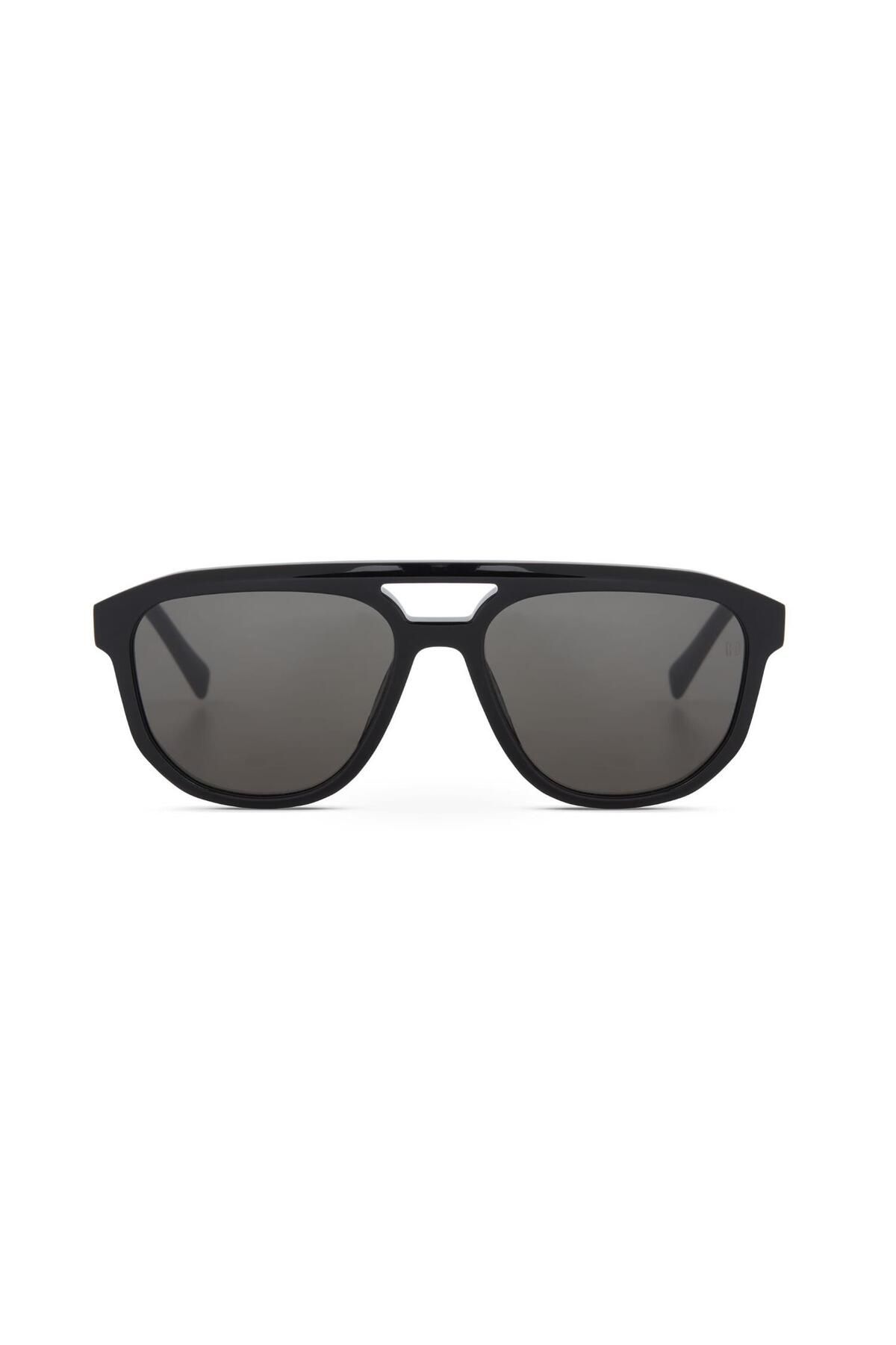 Hermossa-Hm 1662 C1 55 men's Smoked Bone SunGlasses Pilot 2